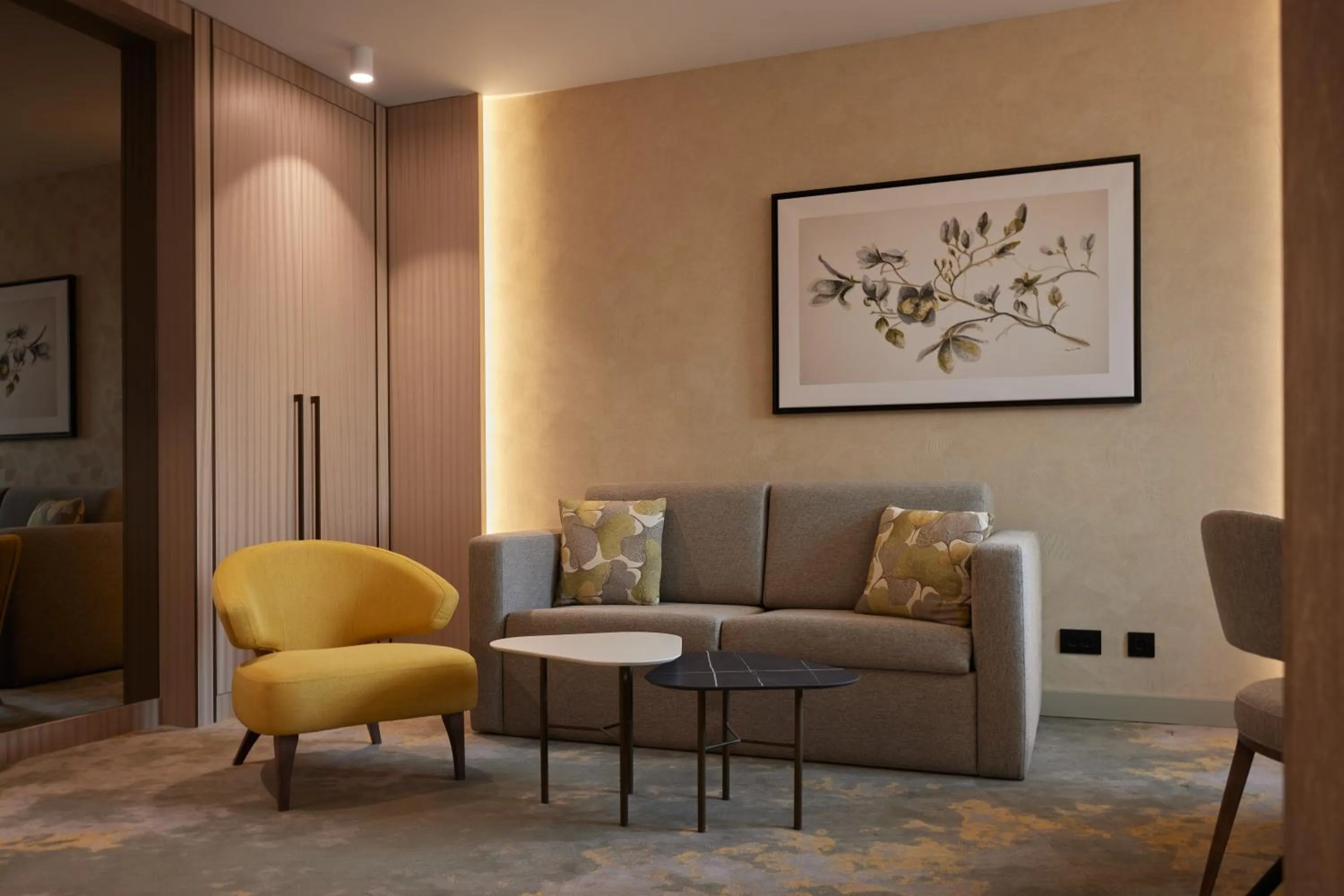 Seating area in Hilton Sofia