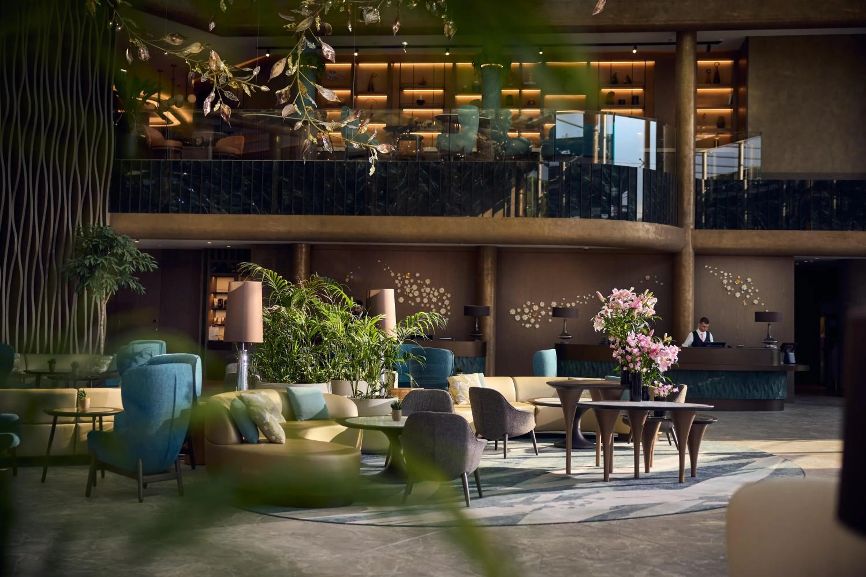 Lobby or reception in Hilton Sofia