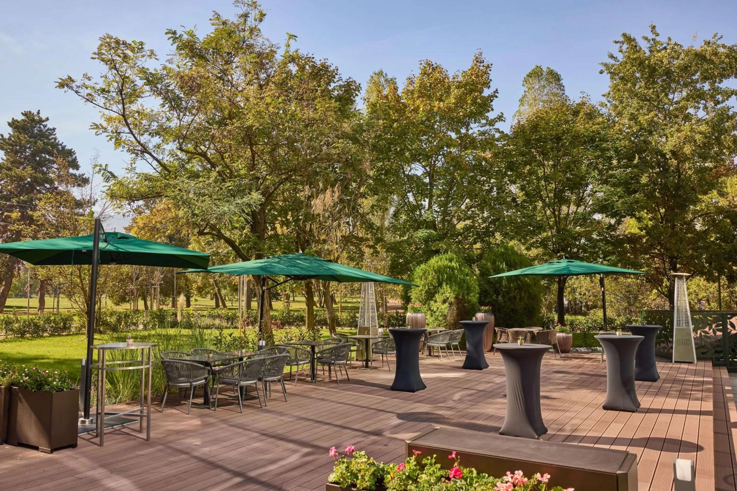 Patio in Hilton Sofia