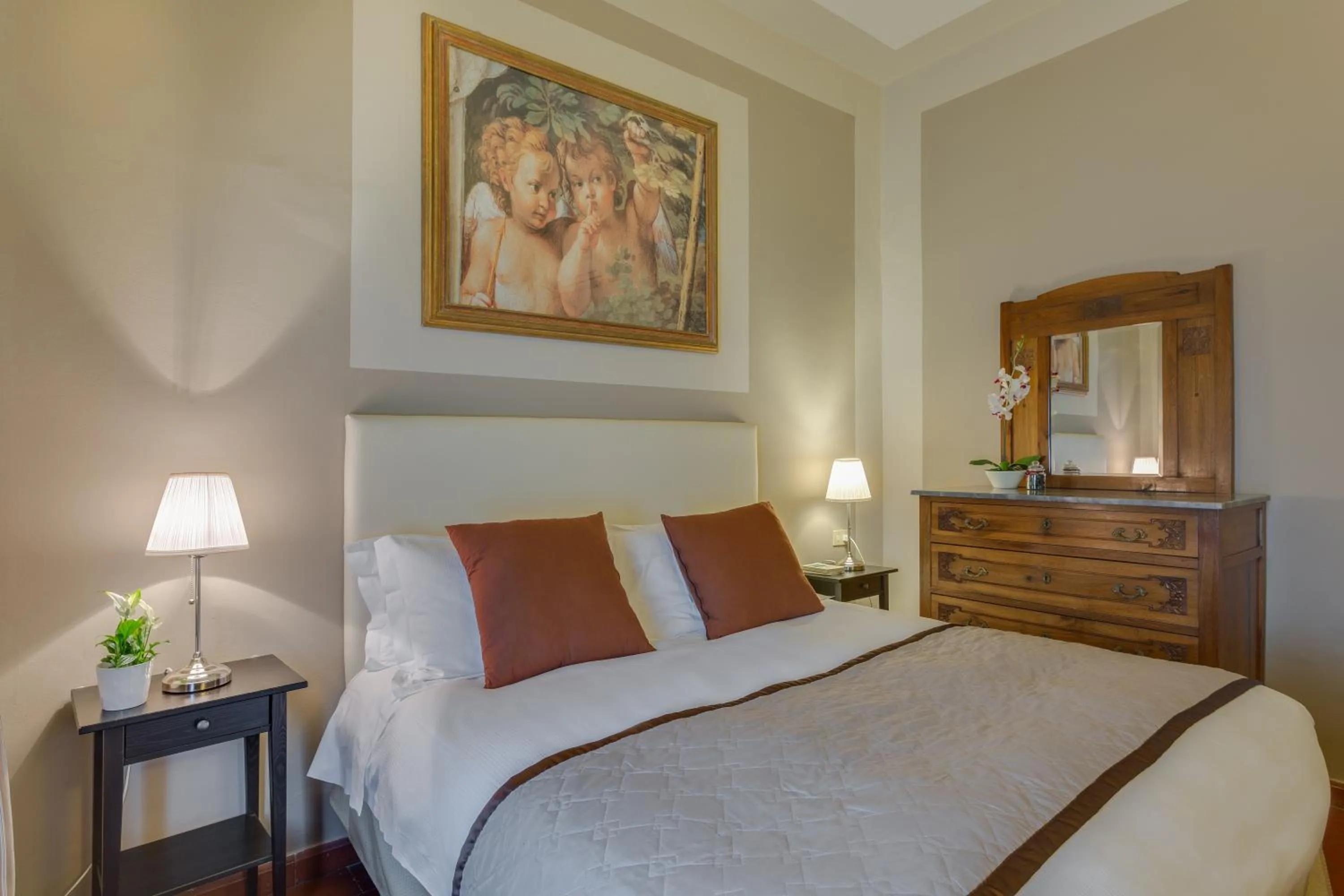 Photo of the whole room, Bed in Locanda Dei Guelfi