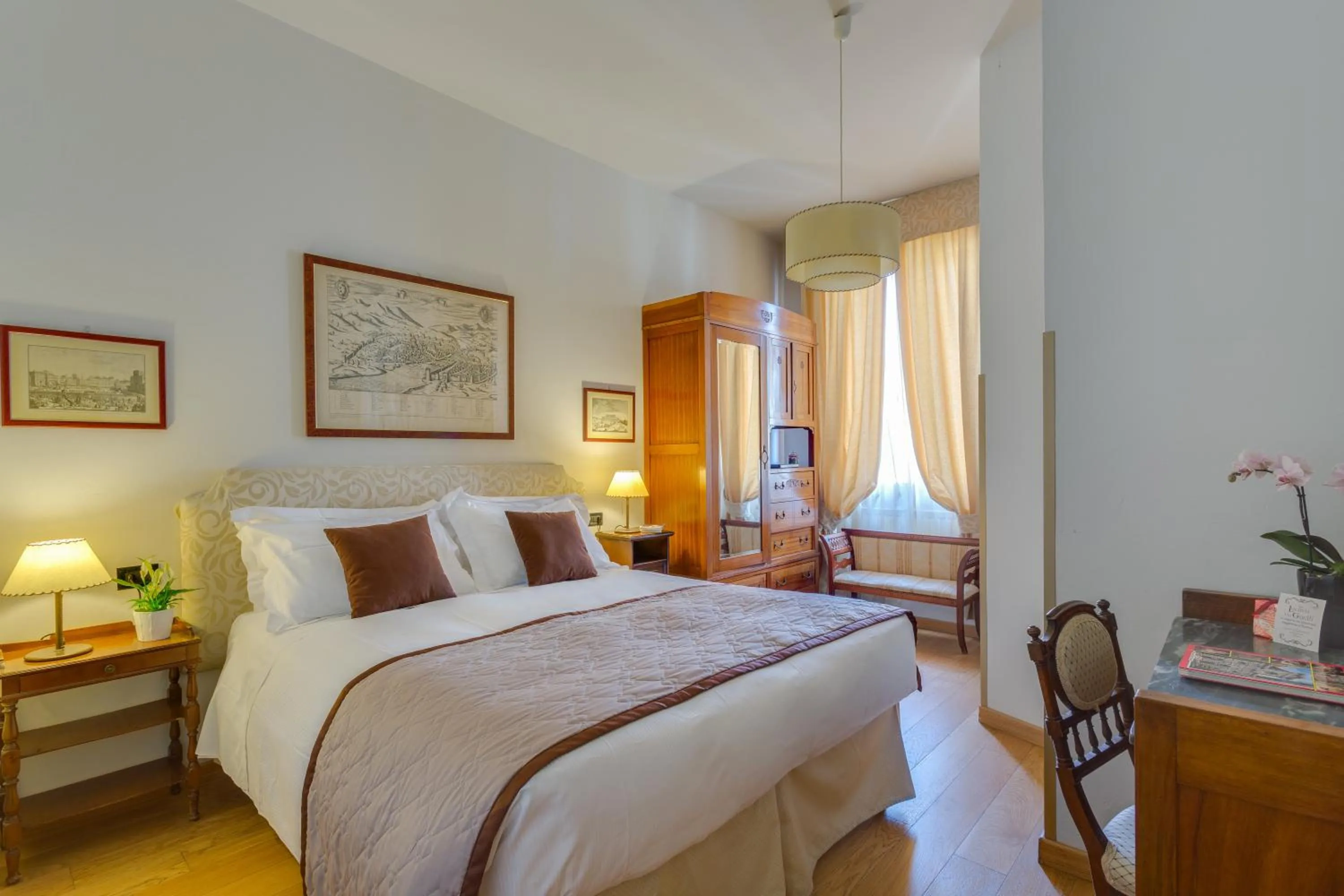 Photo of the whole room, Bed in Locanda Dei Guelfi