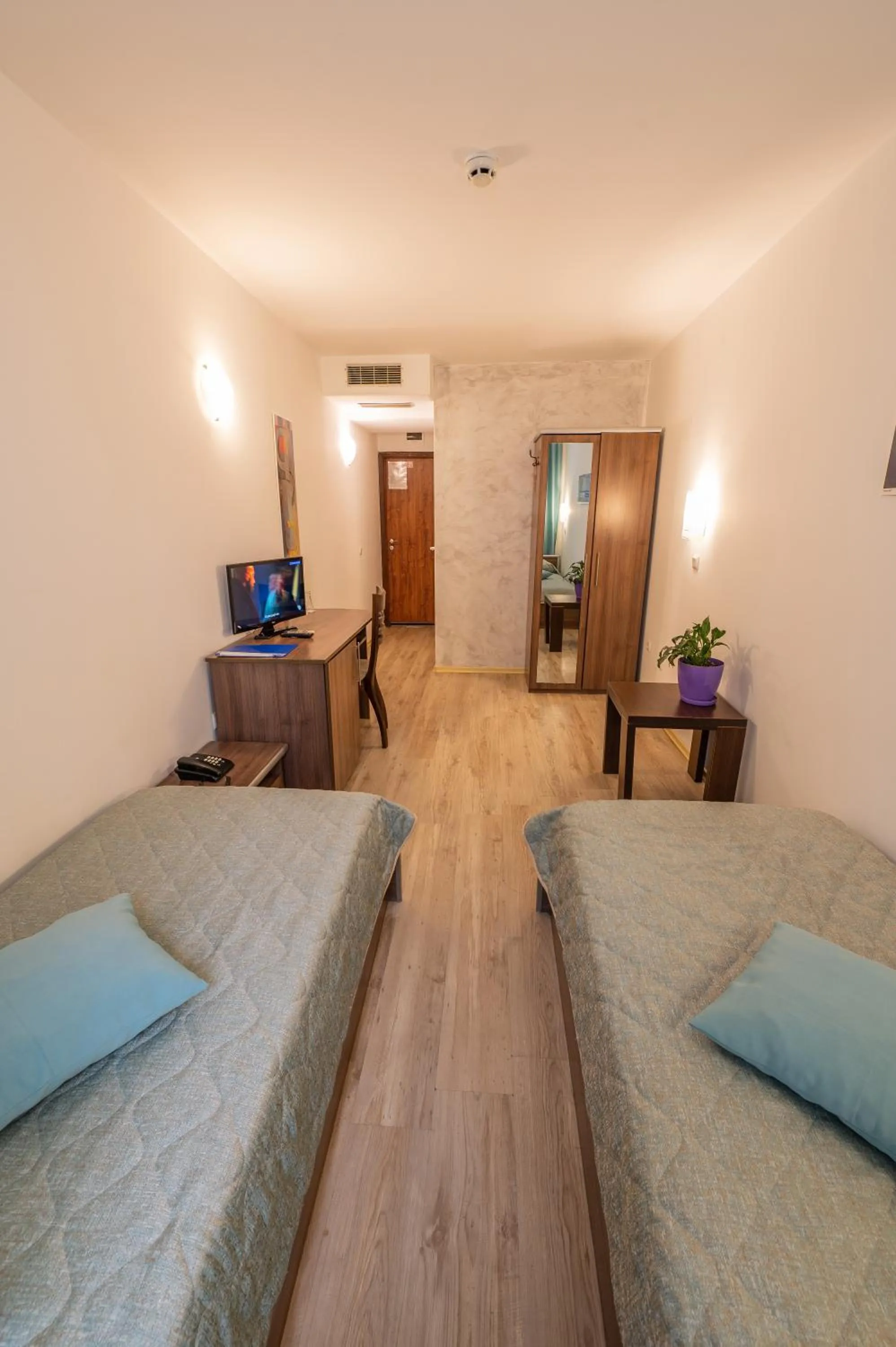 Bed in Family Hotel Gran Ivan