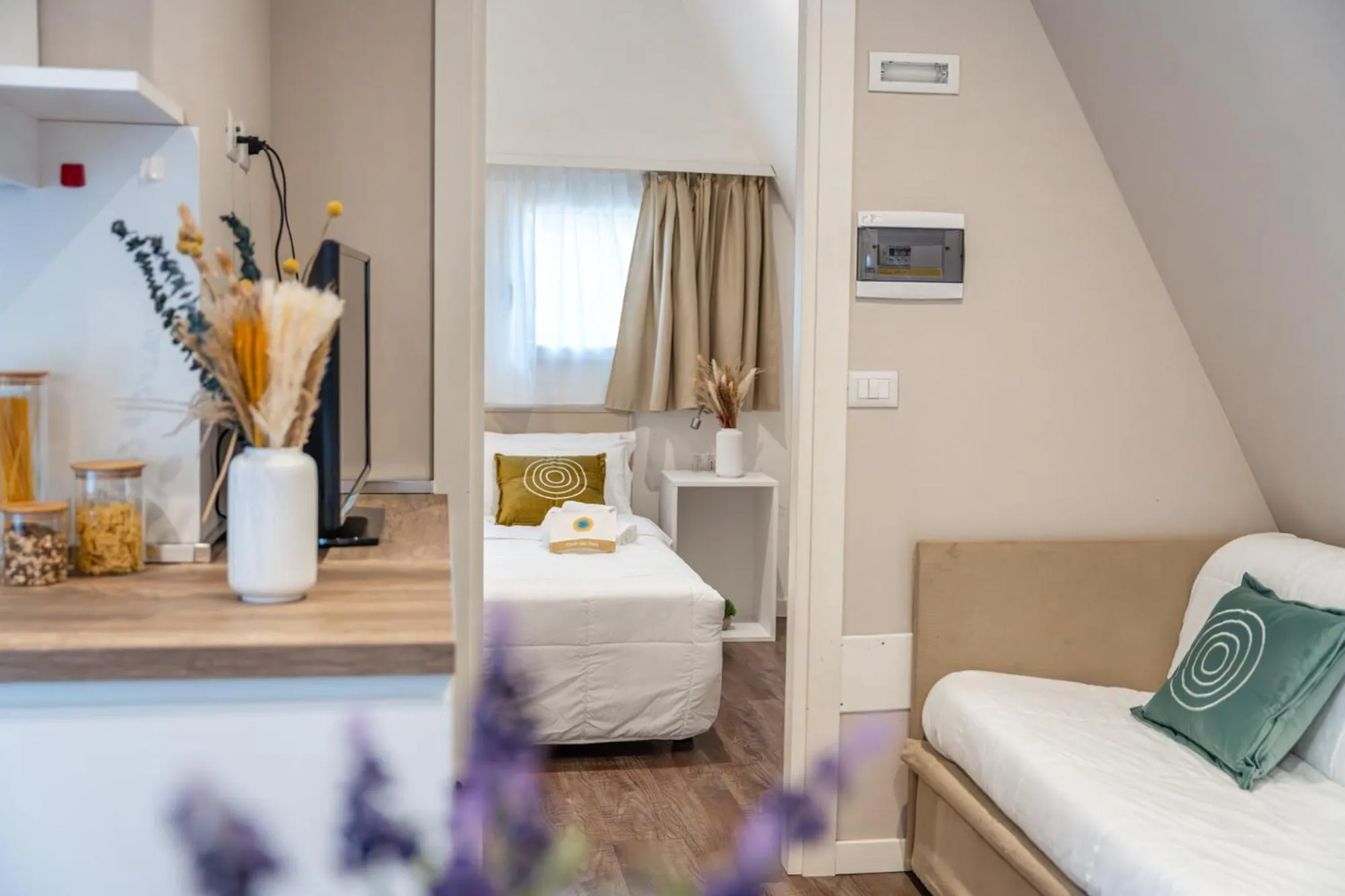 Living room, Bed in Club del Sole Spina Family Collection