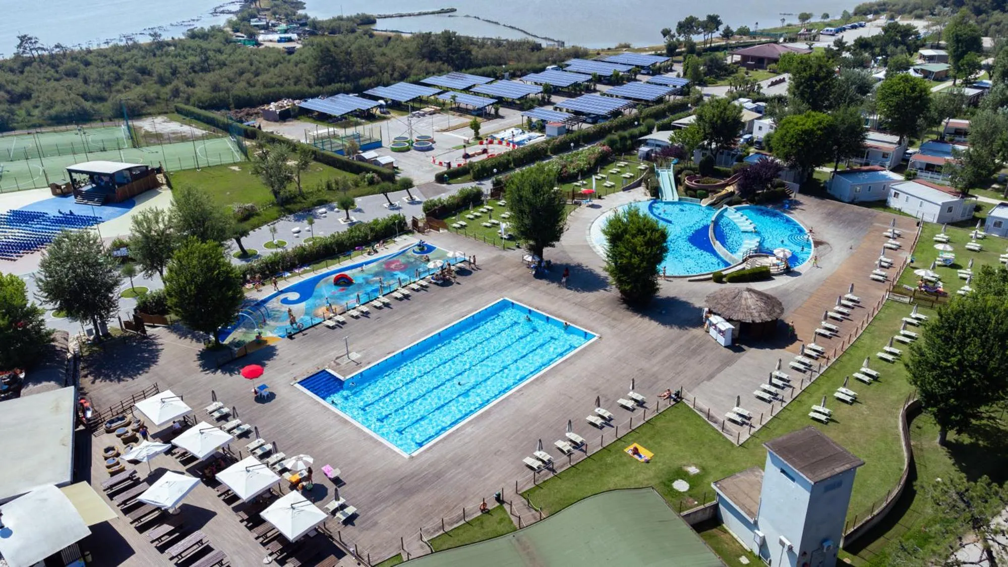 Swimming pool in Club del Sole Spina Family Collection