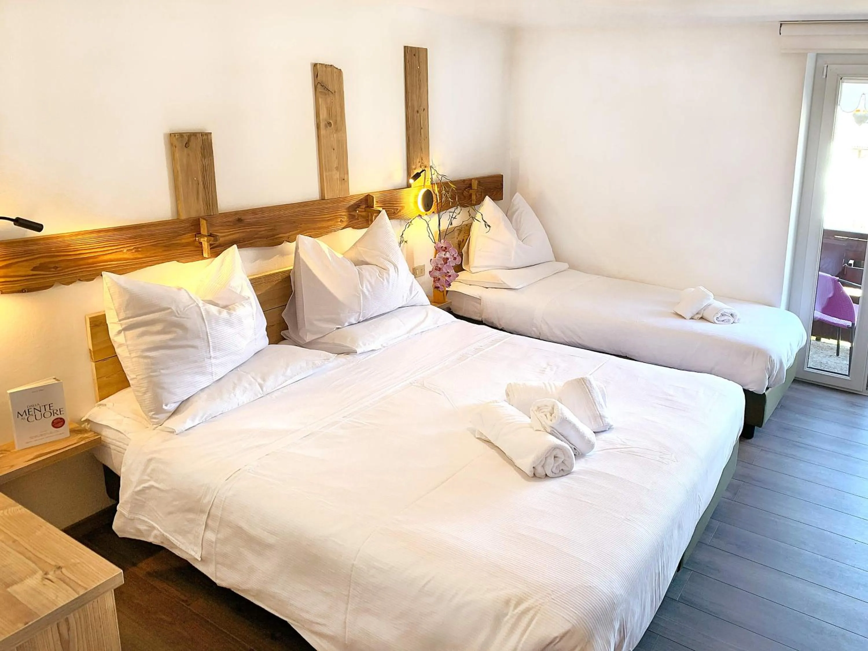 Bedroom, Bed in Hotel Latemar