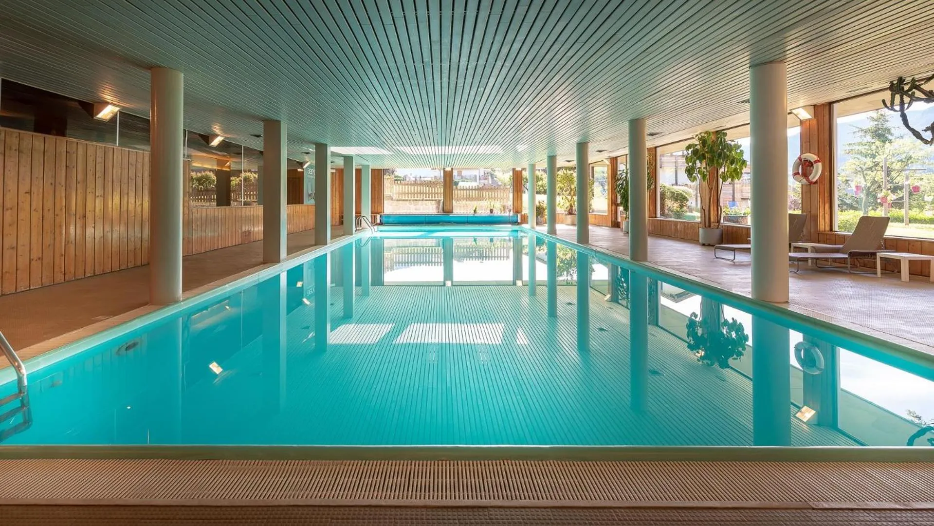 Pool view in Hotel Latemar