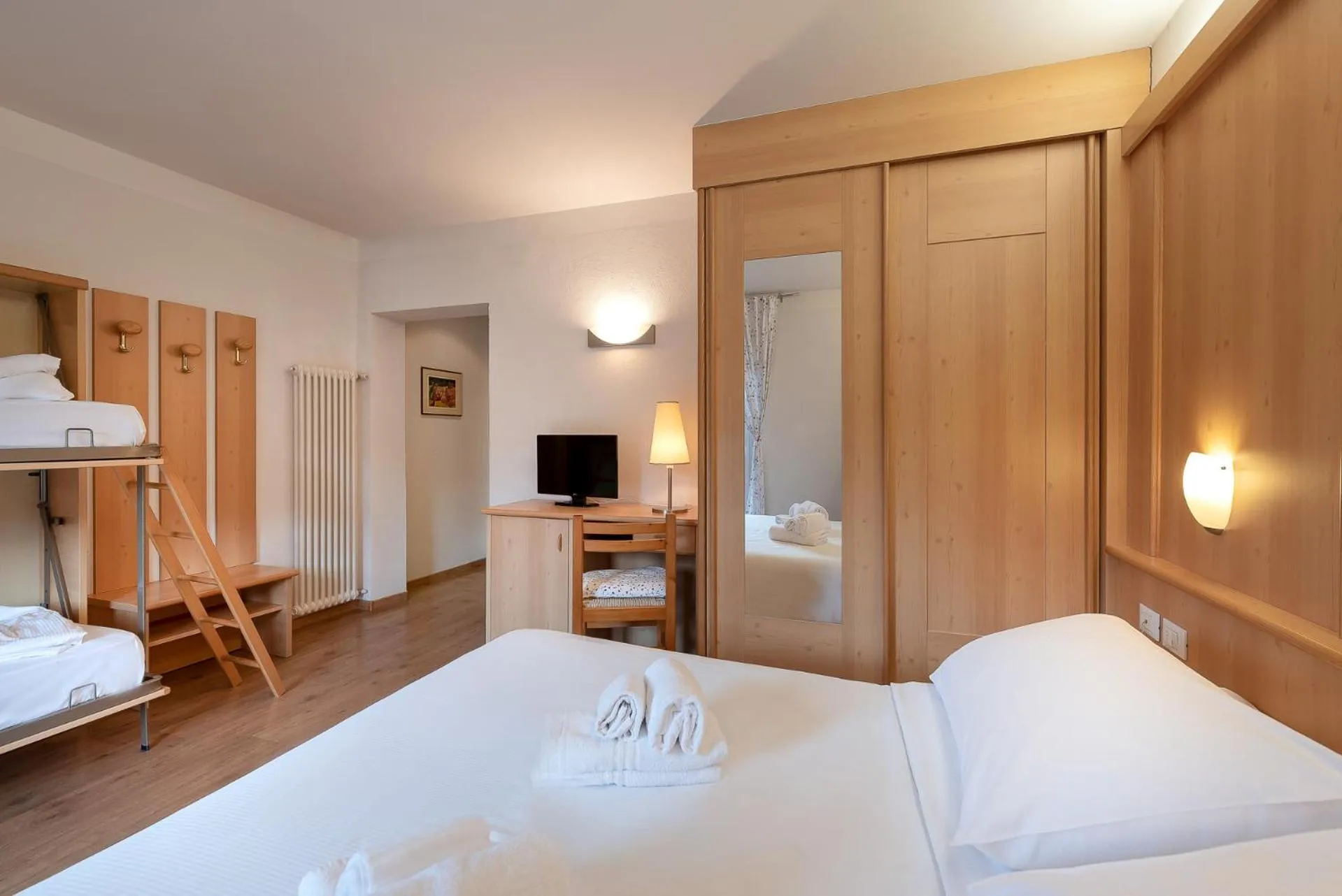 Bed in Hotel Latemar