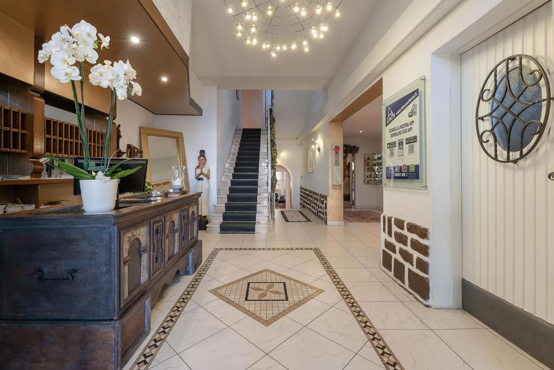 Lobby or reception in Hotel Latemar