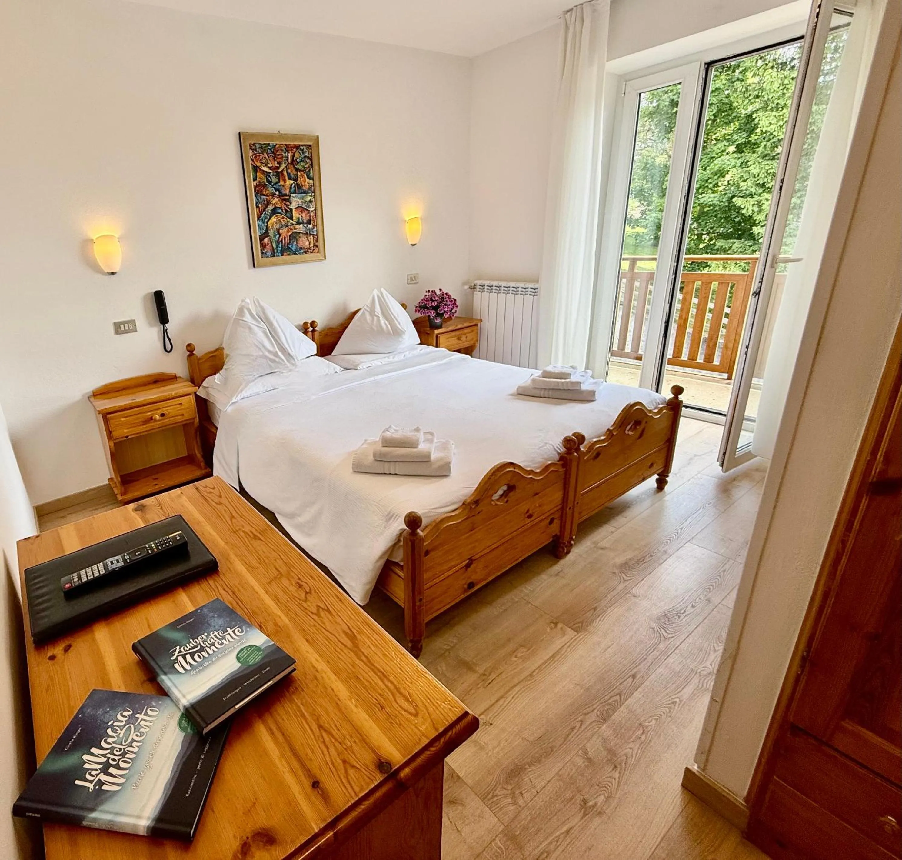 Bedroom, Bed in Hotel Latemar