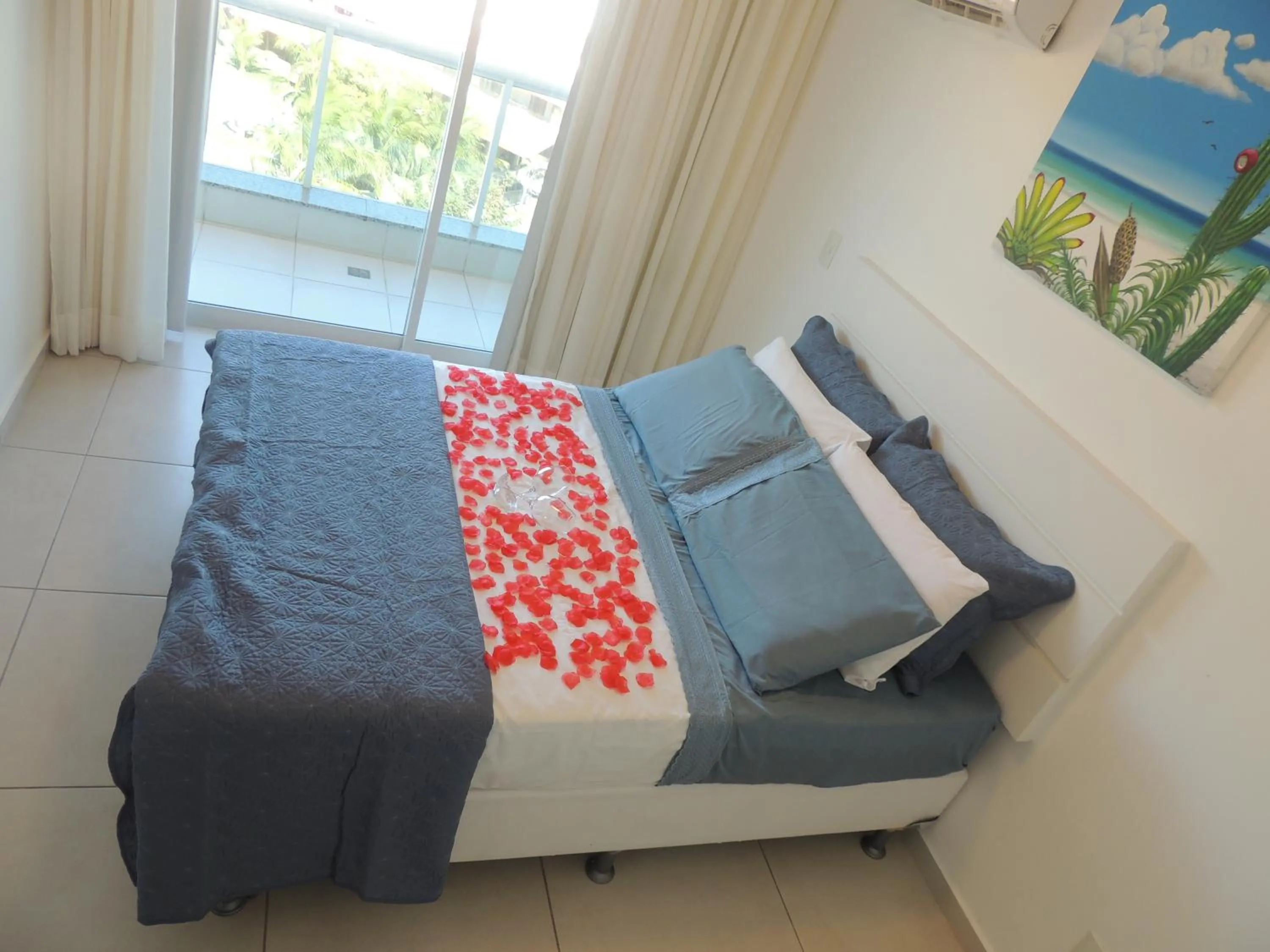 Bed in Apartamento Super Luxo em Arraial do Cabo