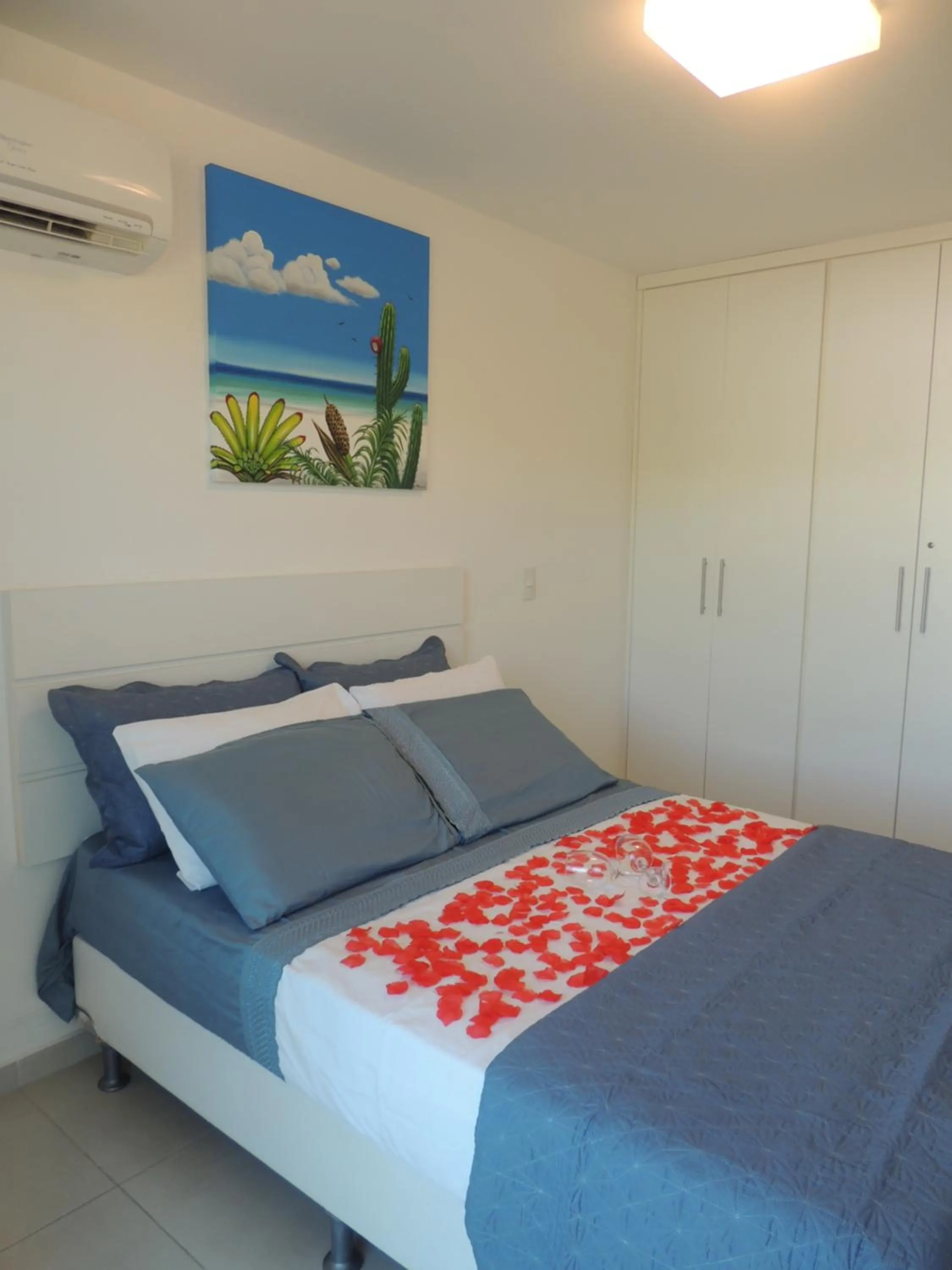 Bed in Apartamento Super Luxo em Arraial do Cabo