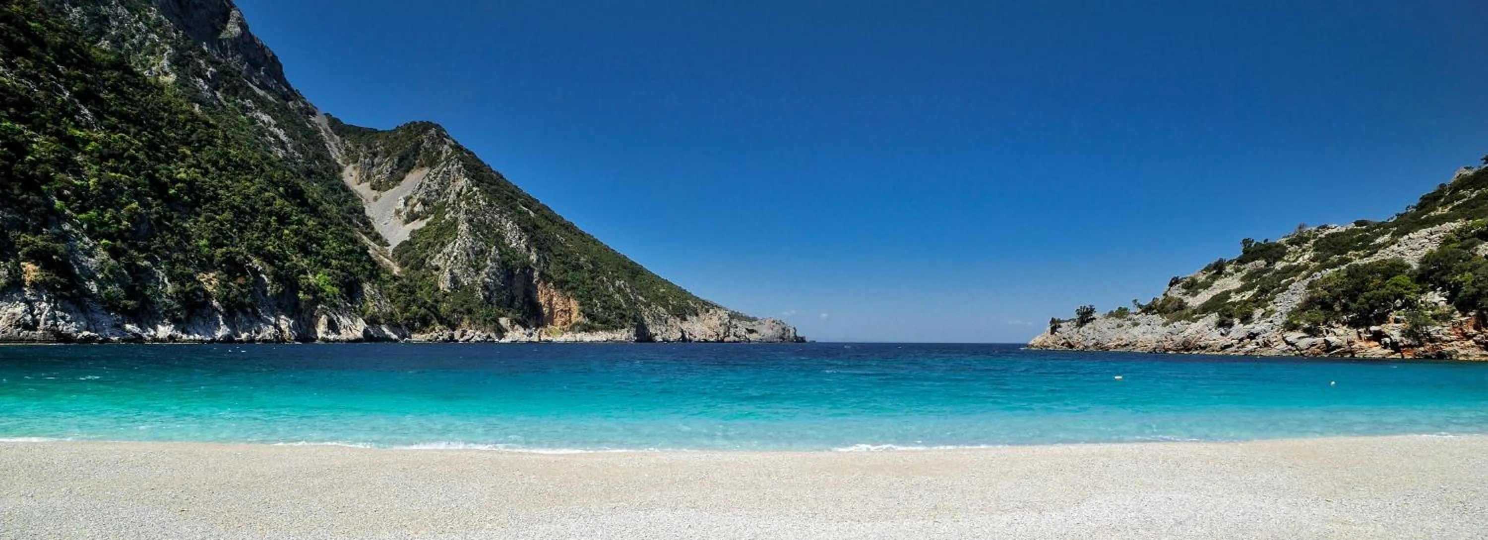Beach in Kymi Palace