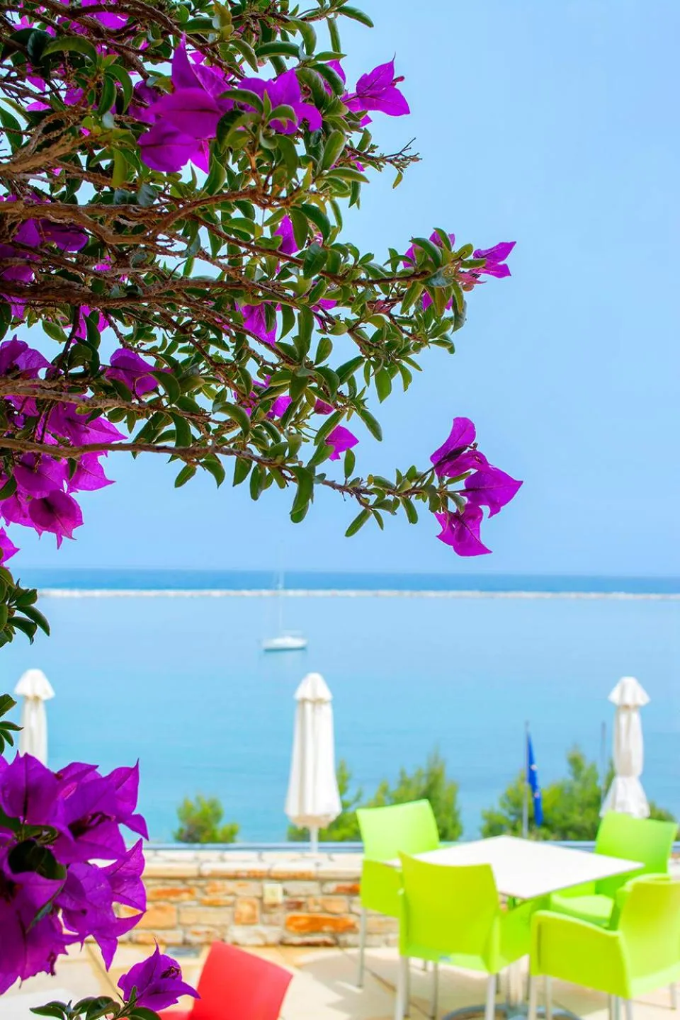 Decorative detail in Kymi Palace