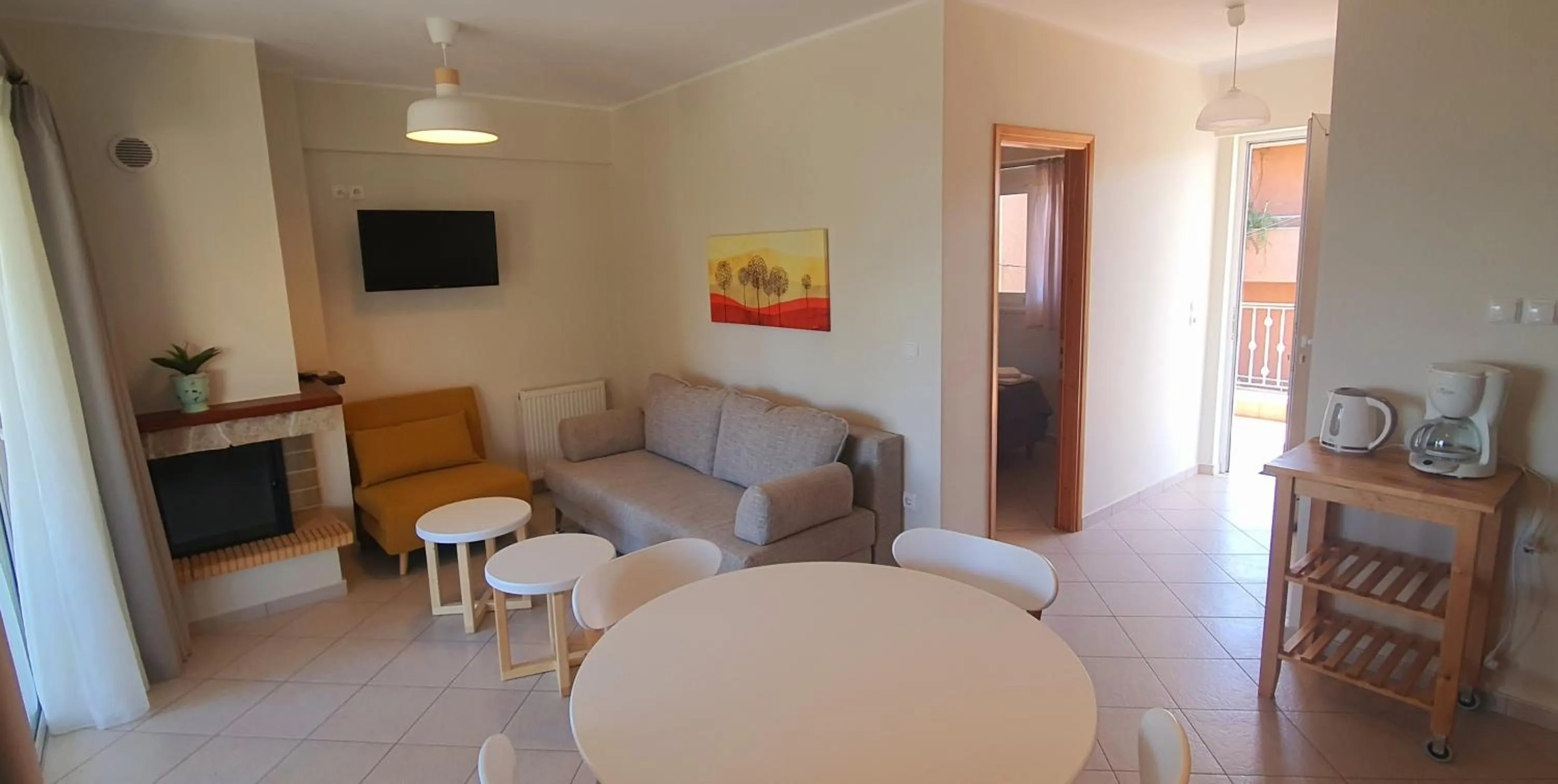 Living room in Vasilis Studios