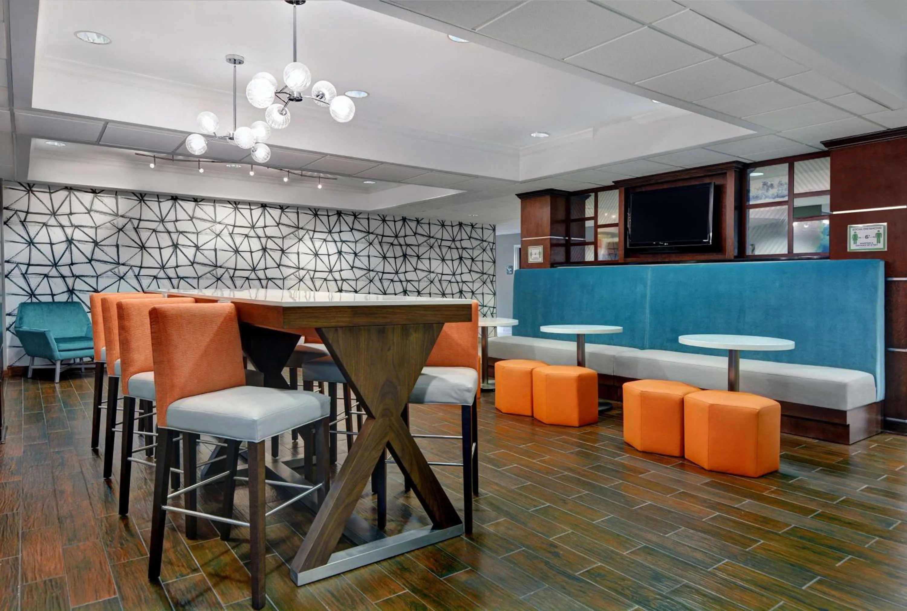 Breakfast in Hampton Inn Charlotte Monroe