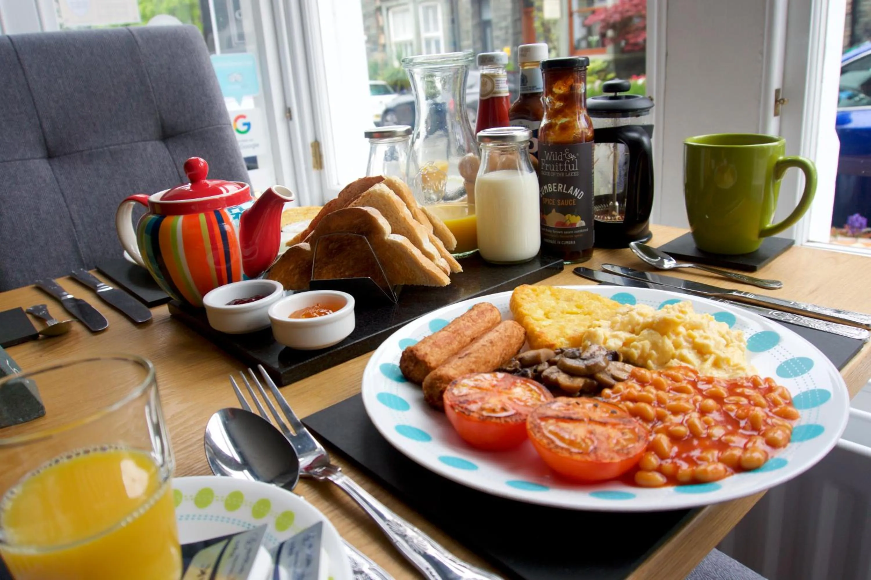 Food and drinks in Greystoke House