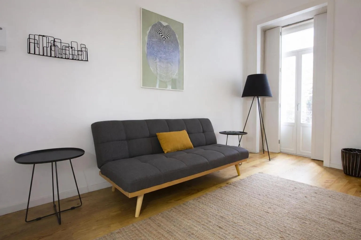 Living room in Oporto City View - Santa Catarina