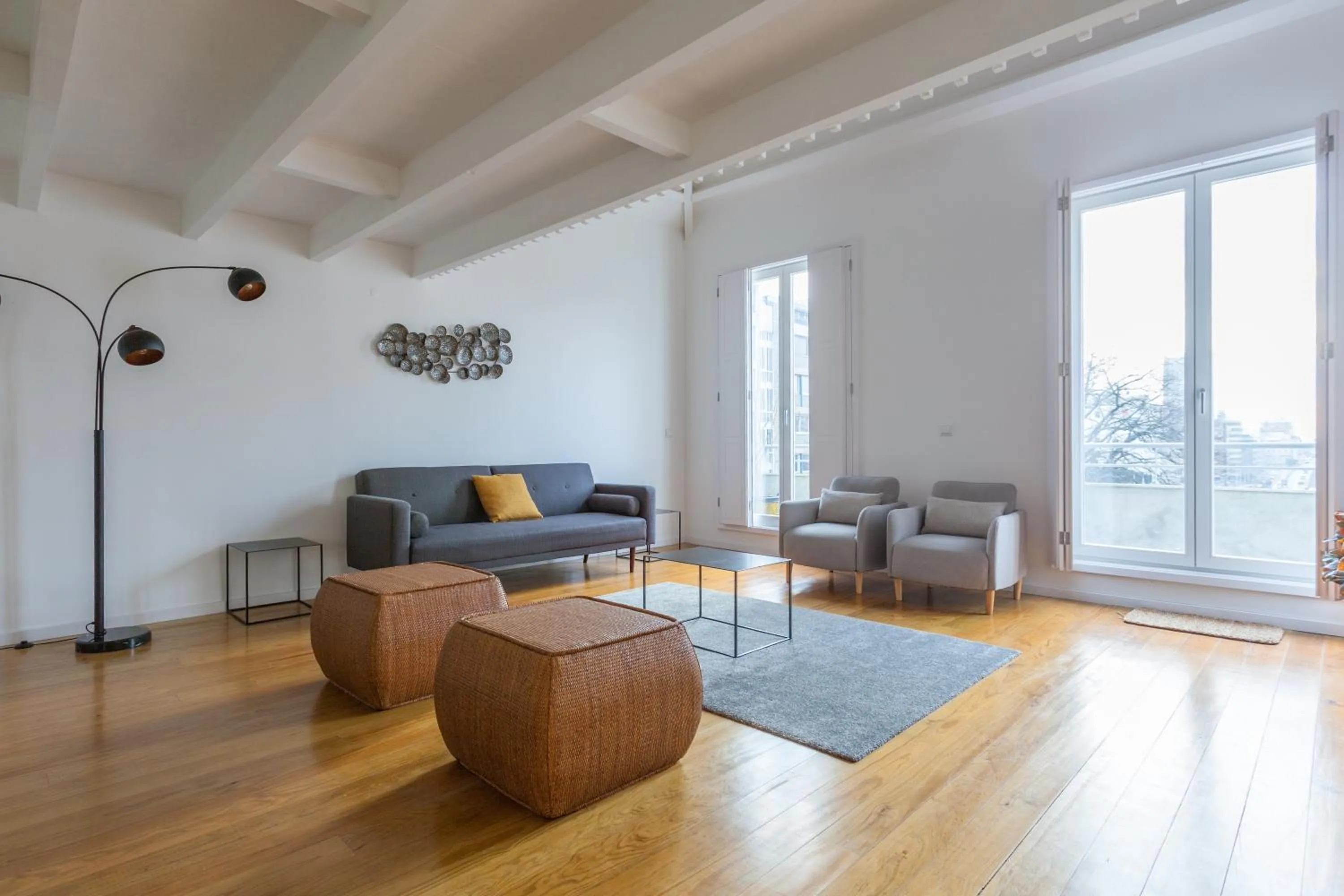 Living room in Oporto City View - Santa Catarina