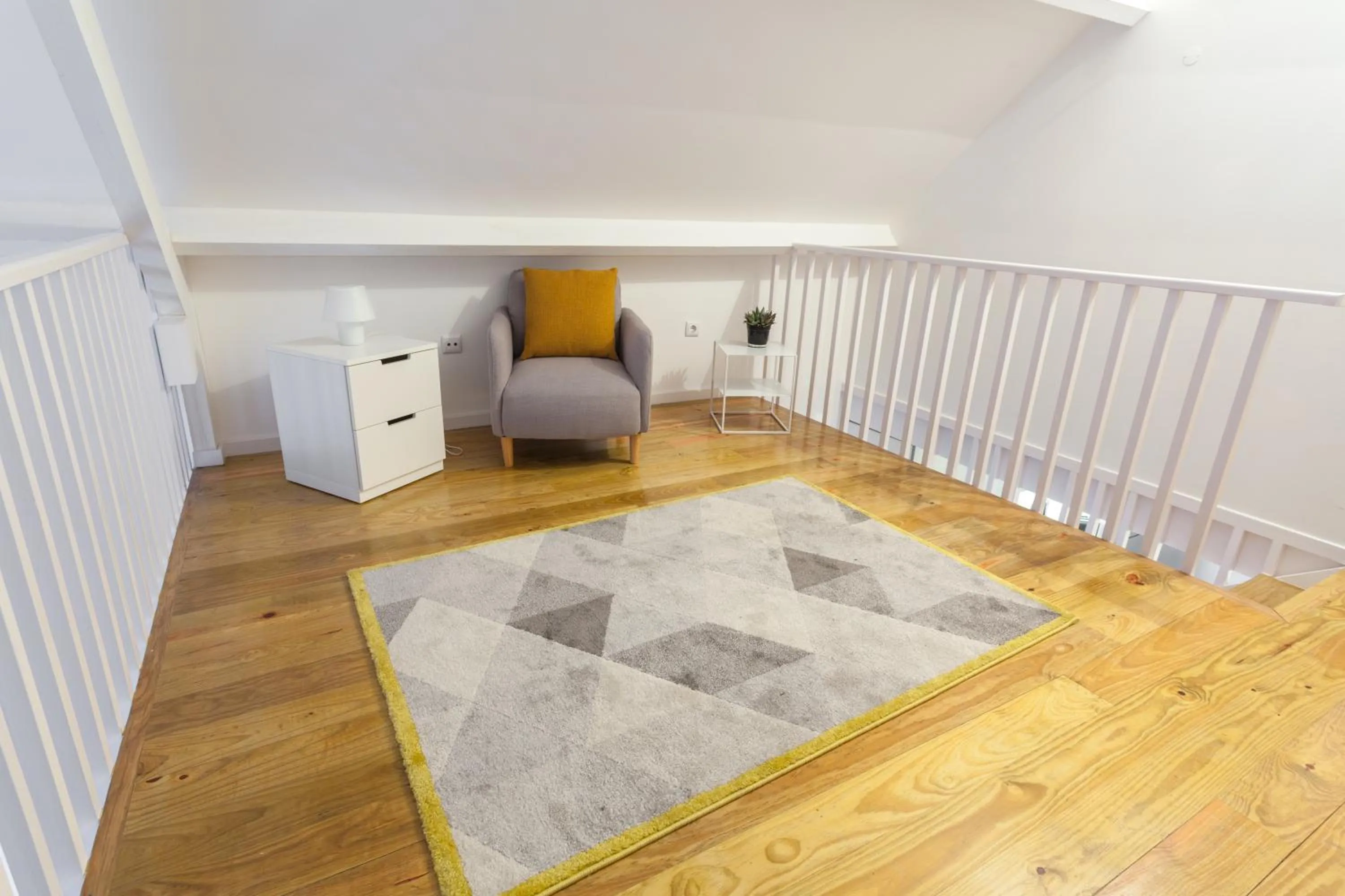 Living room in Oporto City View - Santa Catarina