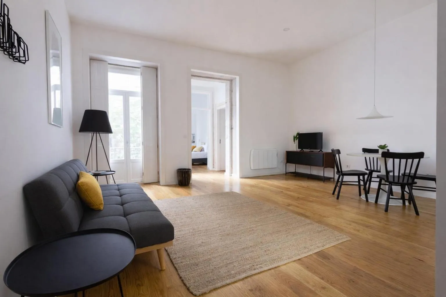 Living room in Oporto City View - Santa Catarina