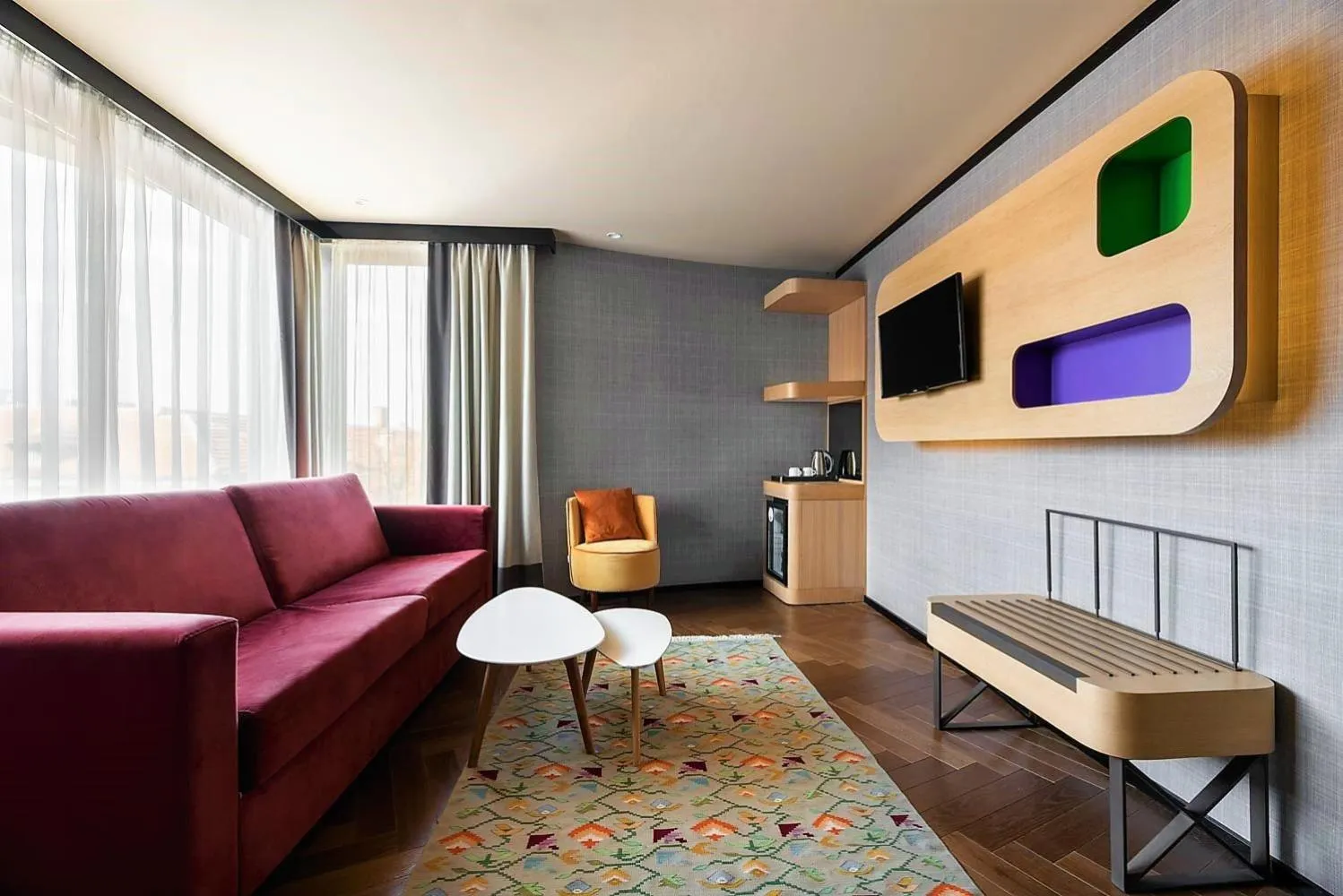 Living room in Eurostars Sofia City