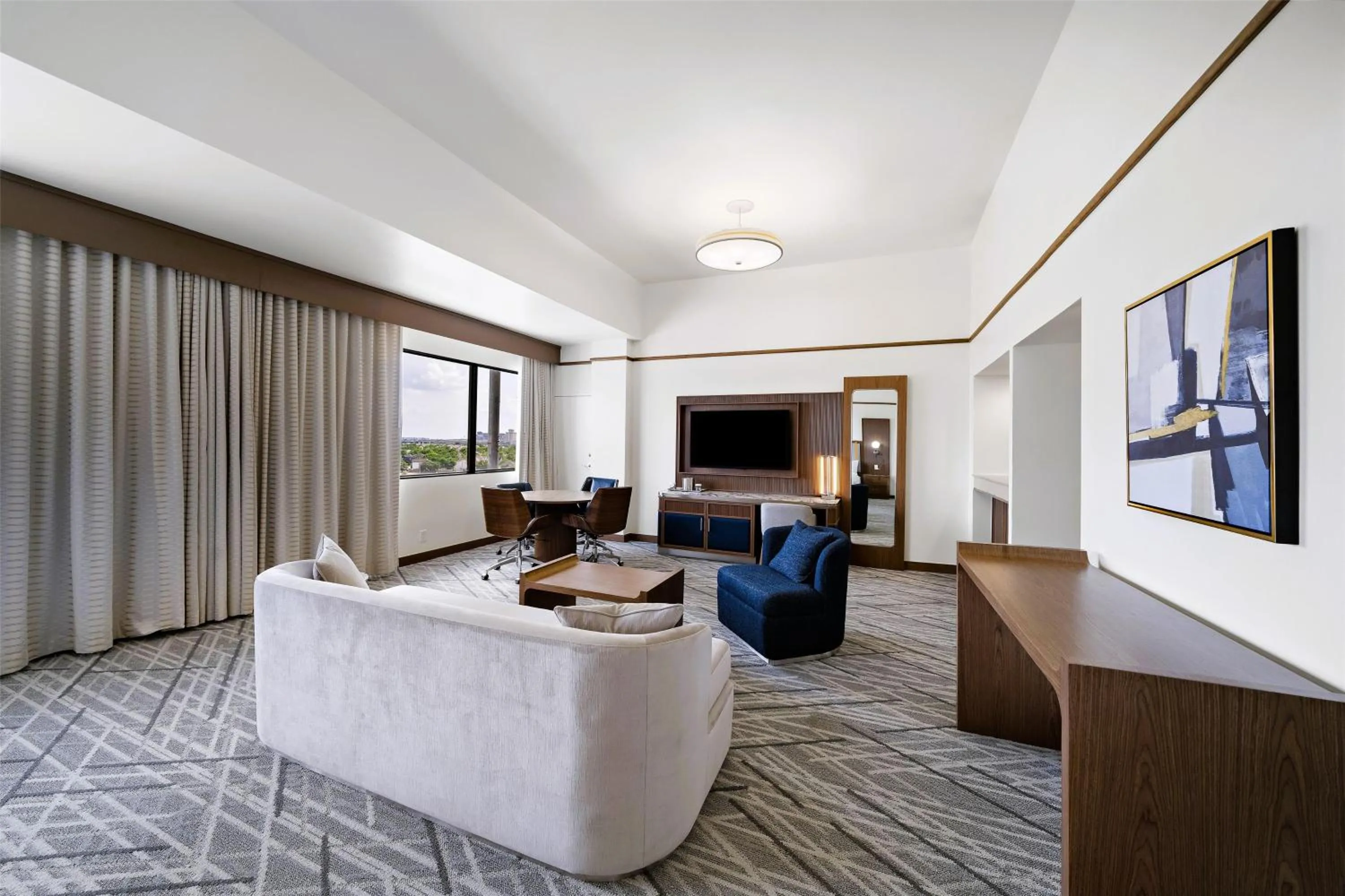 Living room in Hilton College Station & Conference Center