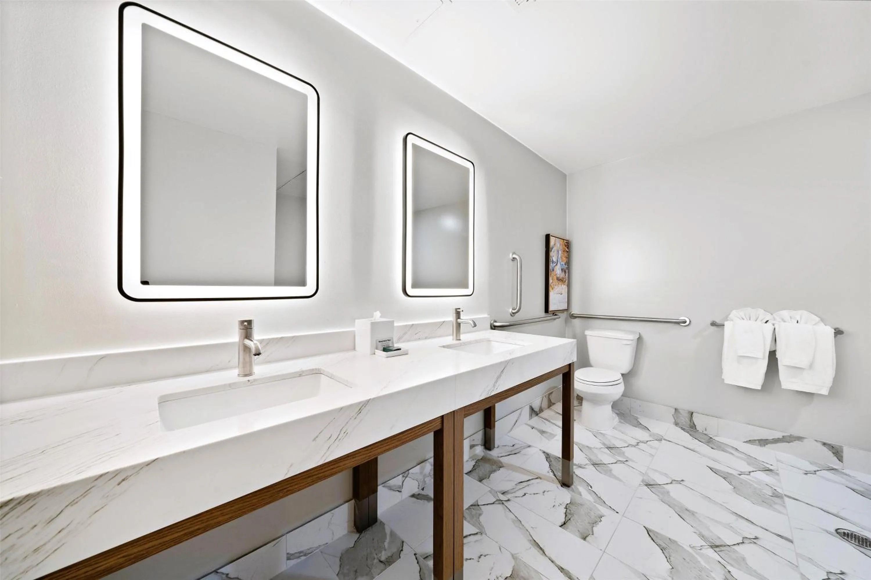 Bathroom in Hilton College Station & Conference Center