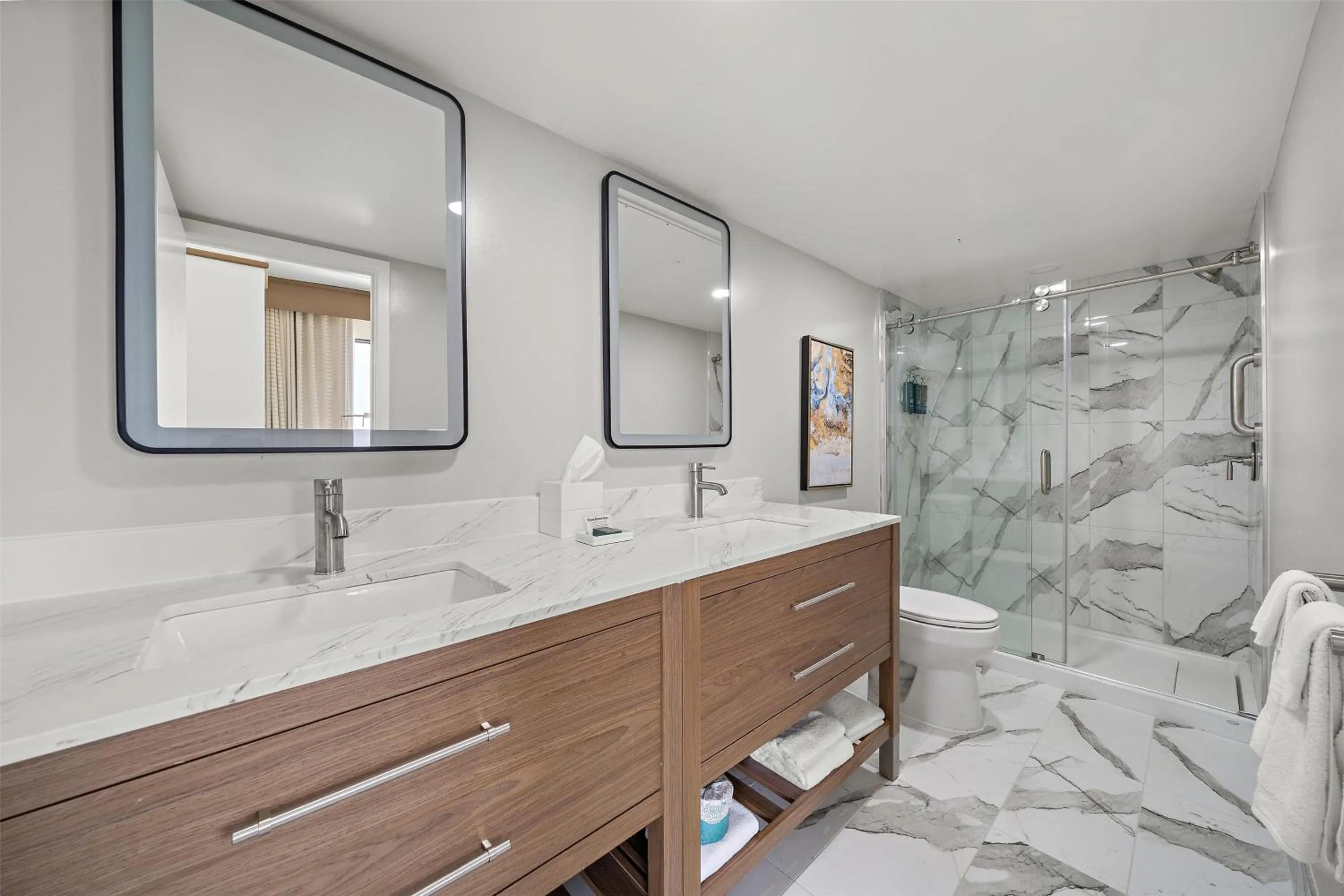 Bathroom in Hilton College Station & Conference Center