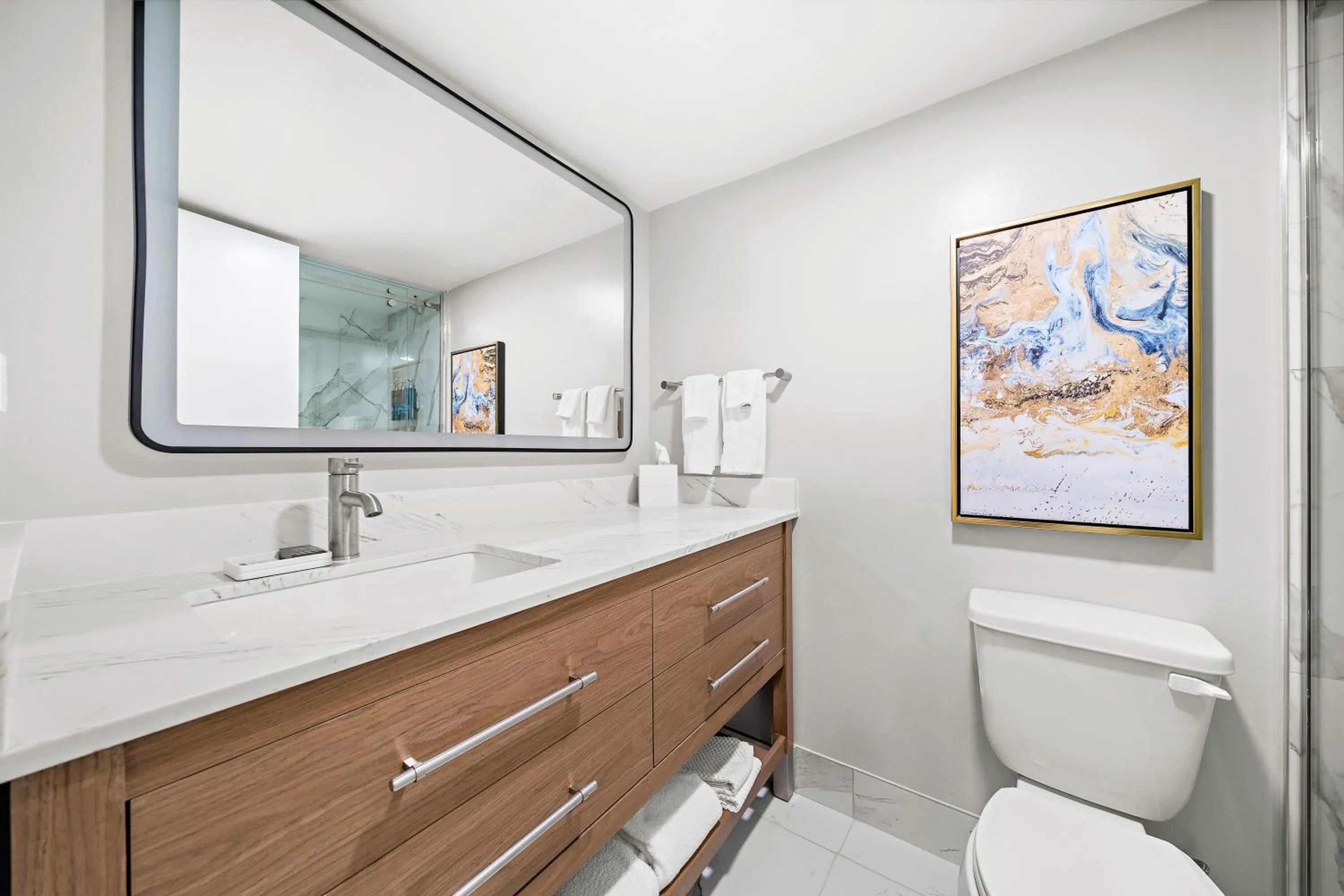 Bathroom in Hilton College Station & Conference Center