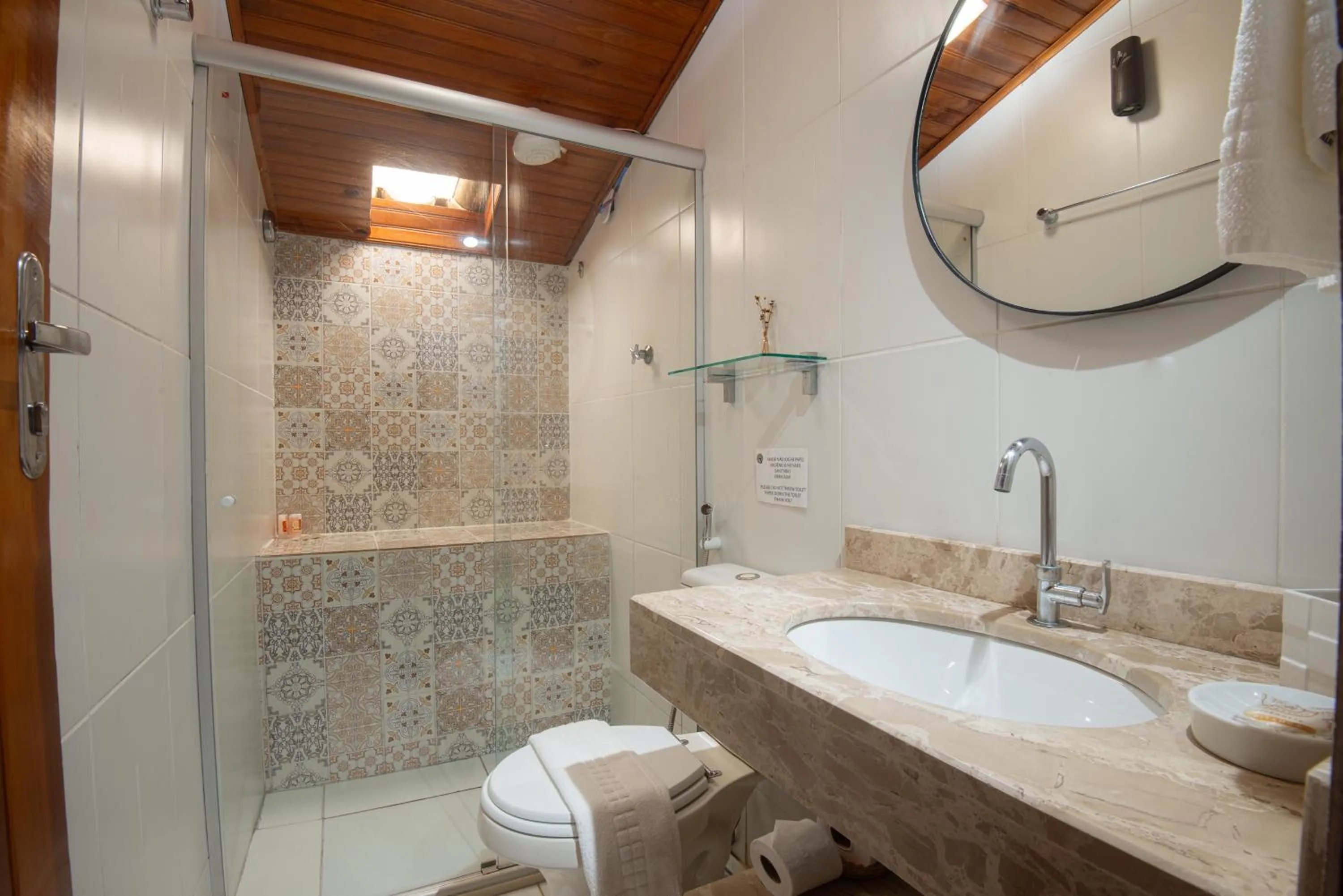 Bathroom in Pouso da Trilha Hospedagem