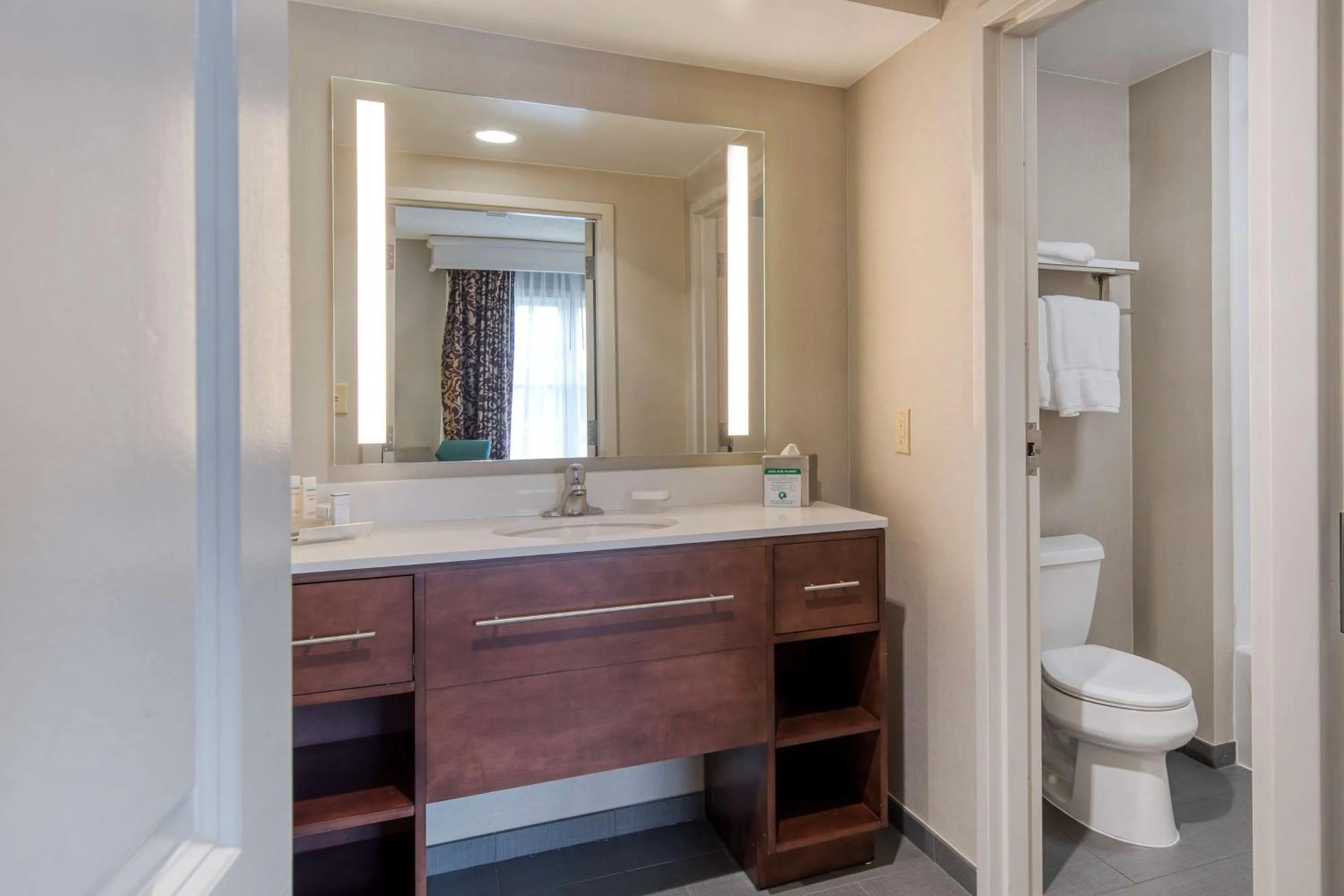 Bathroom in Homewood Suites by Hilton Olmsted Village