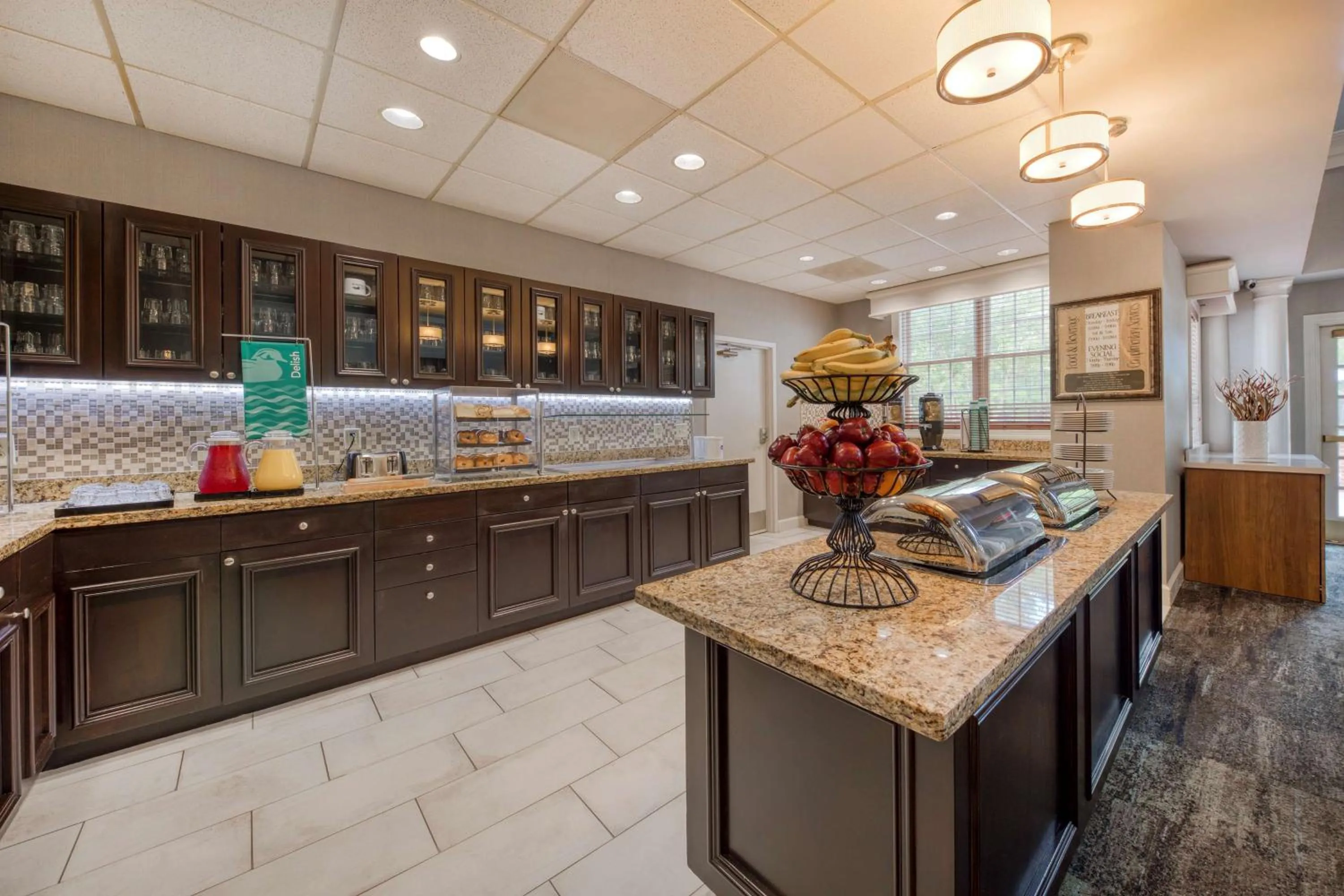 Breakfast in Homewood Suites by Hilton Olmsted Village