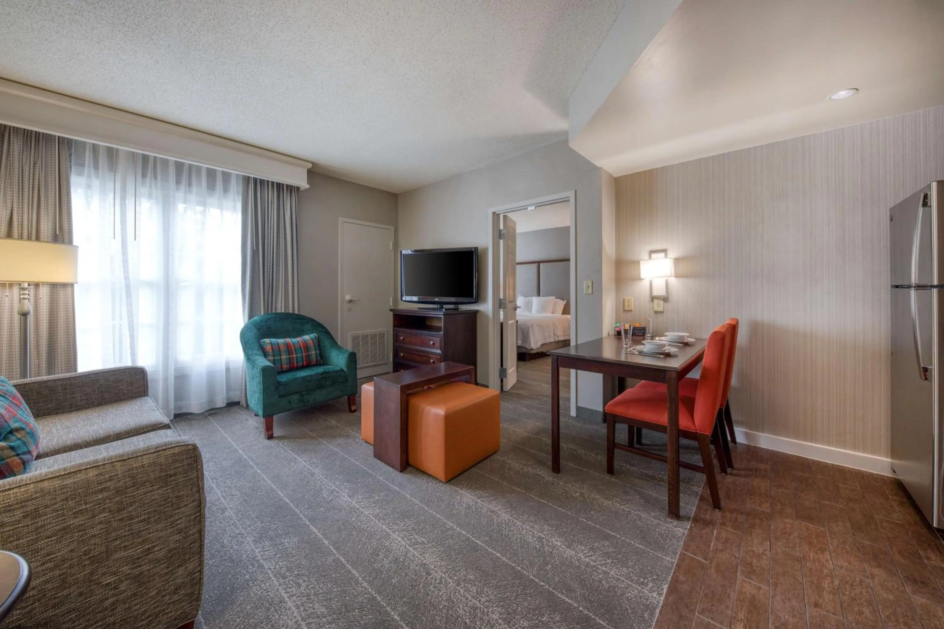 Living room in Homewood Suites by Hilton Olmsted Village
