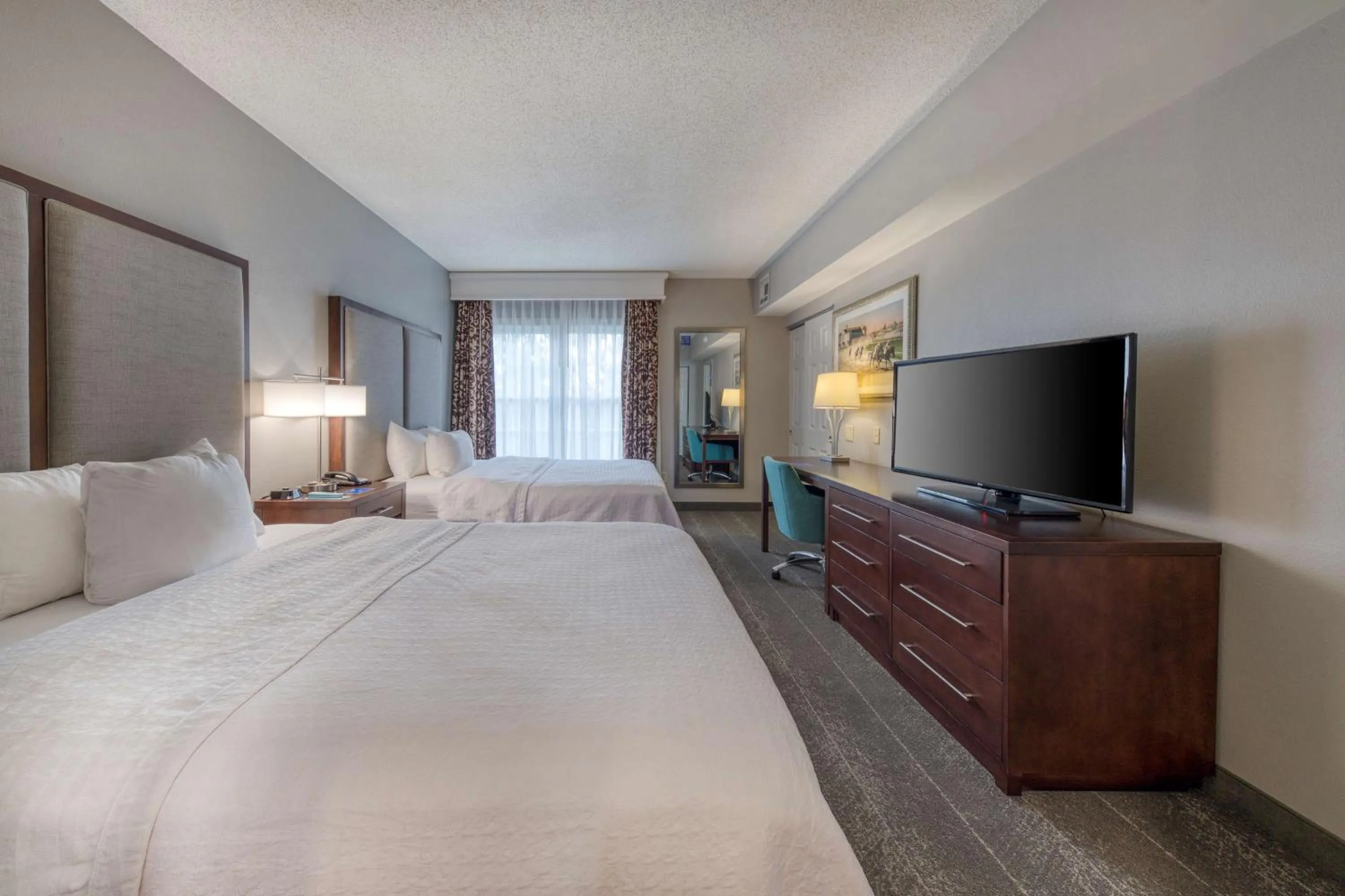 Bed in Homewood Suites by Hilton Olmsted Village