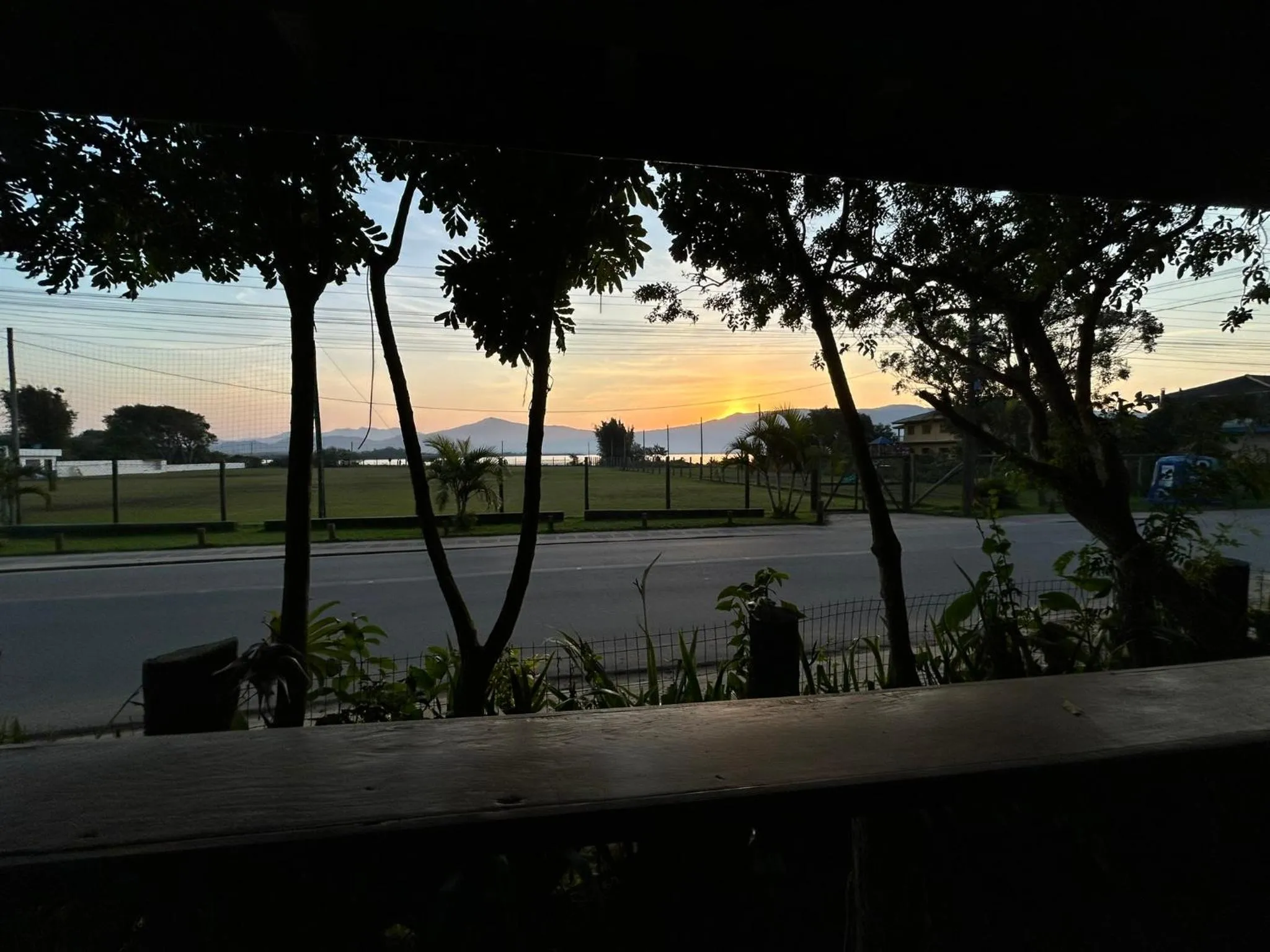 Sunset in Pousada Canoa Azul na Praia da Ferrugem