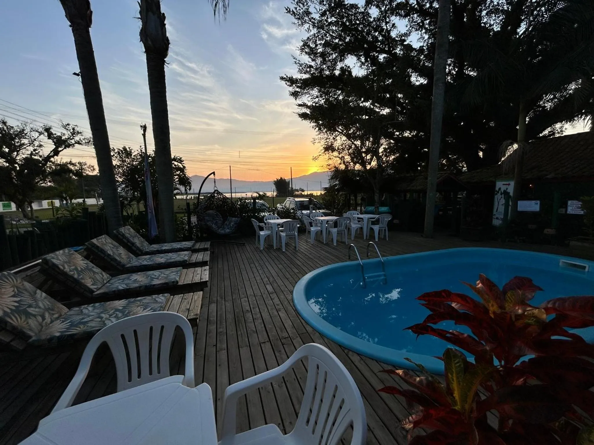 Swimming pool in Pousada Canoa Azul na Praia da Ferrugem