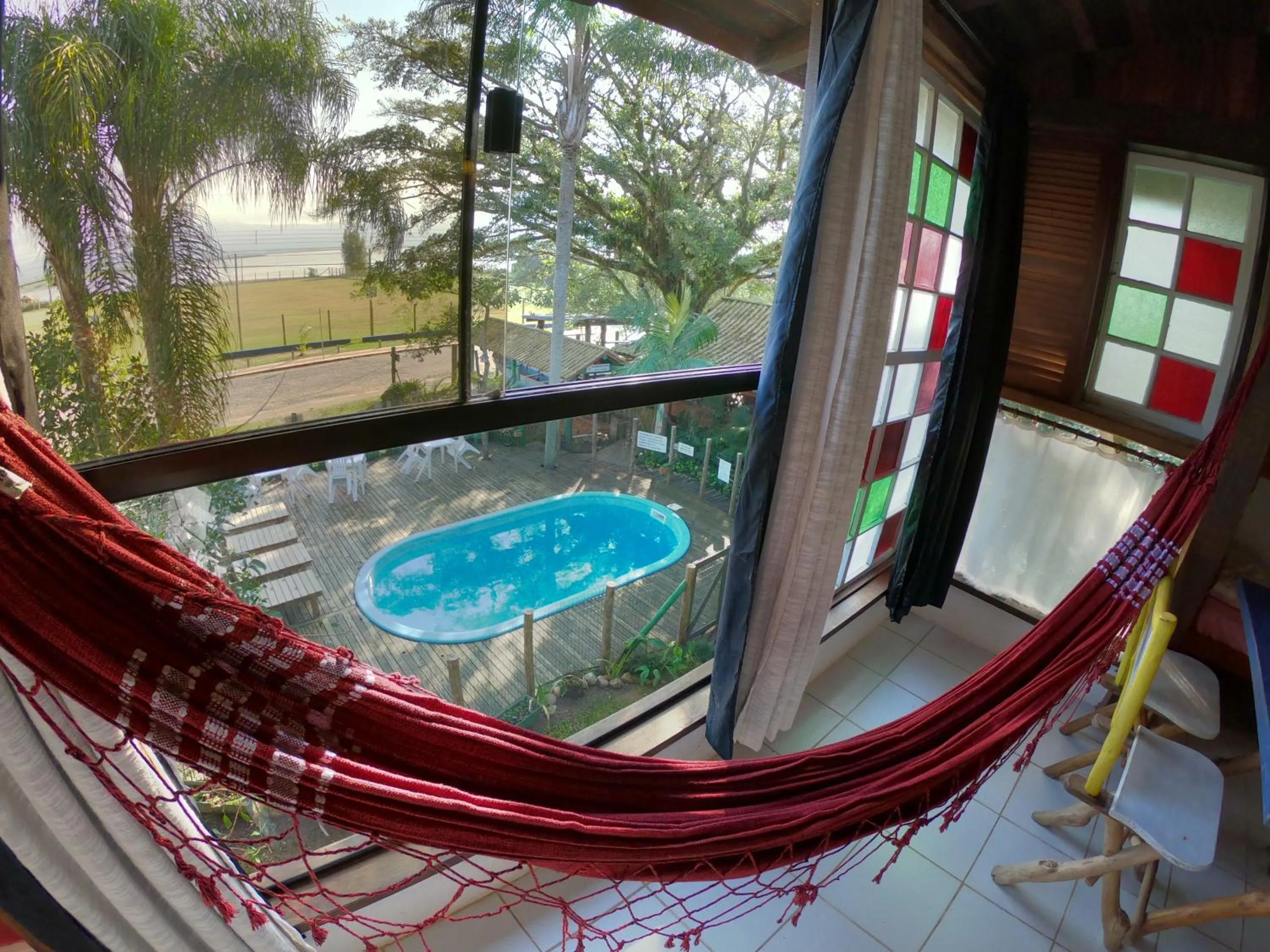 Bedroom in Pousada Canoa Azul na Praia da Ferrugem