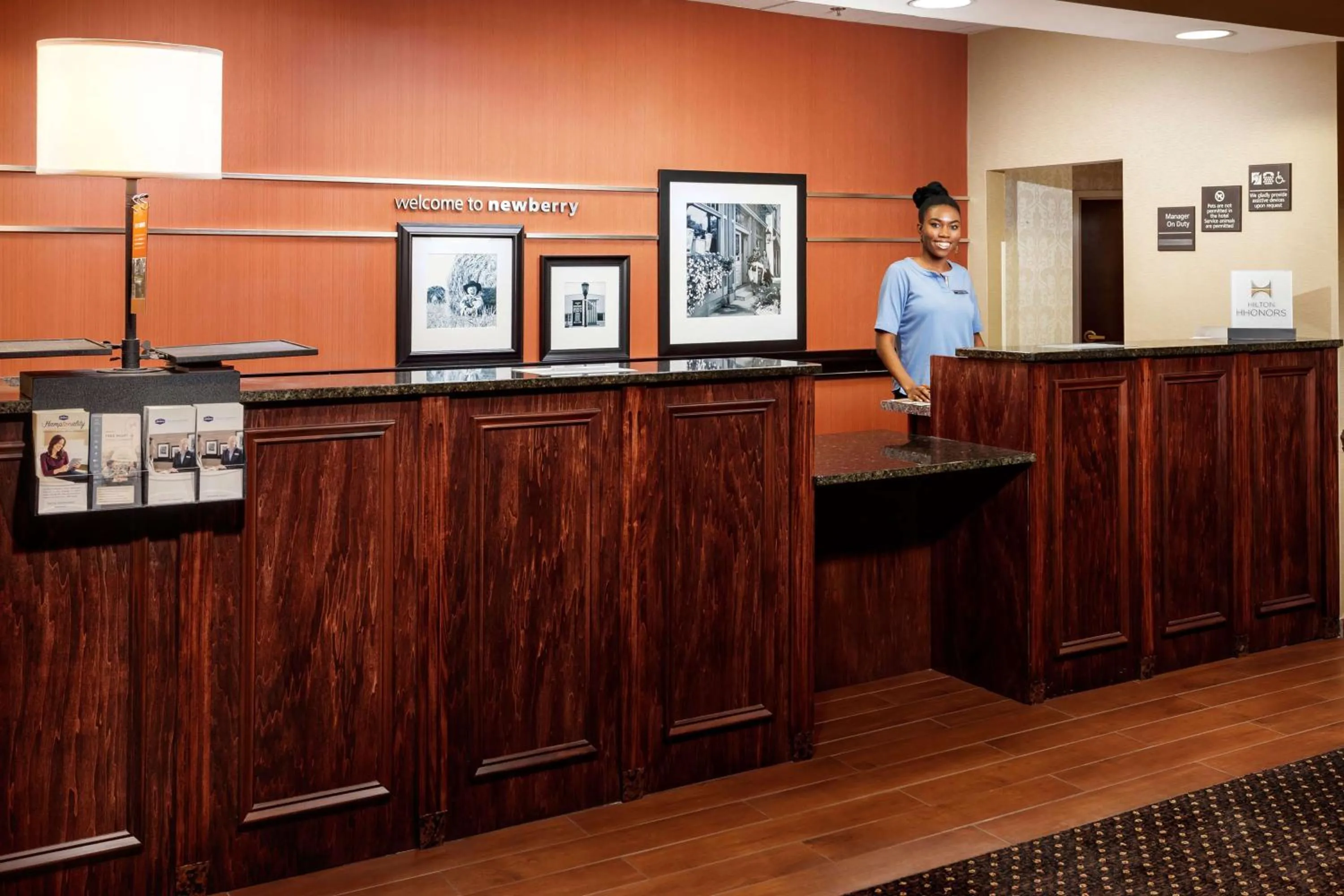 Lobby or reception in Hampton Inn Newberry Opera House