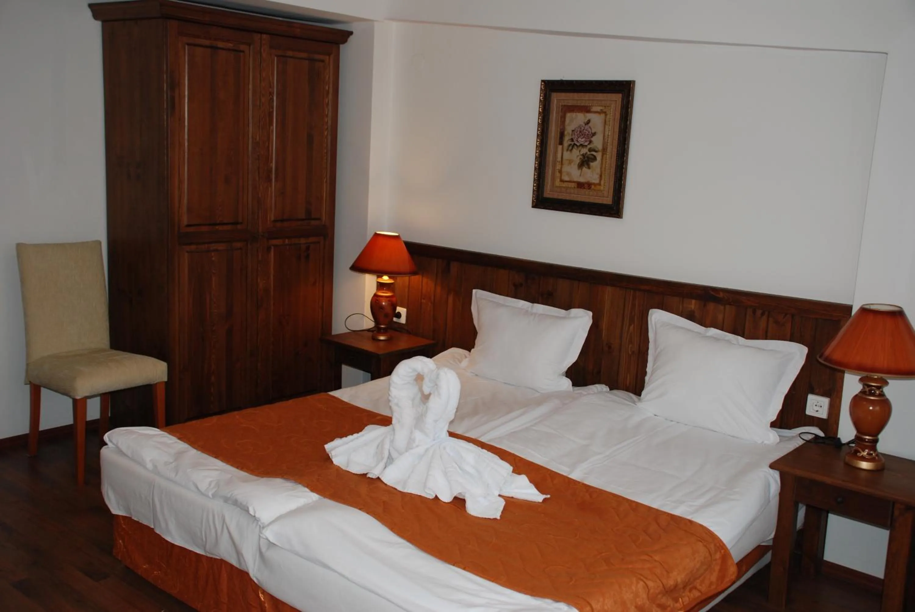 Bed in Elegant Lux Hotel