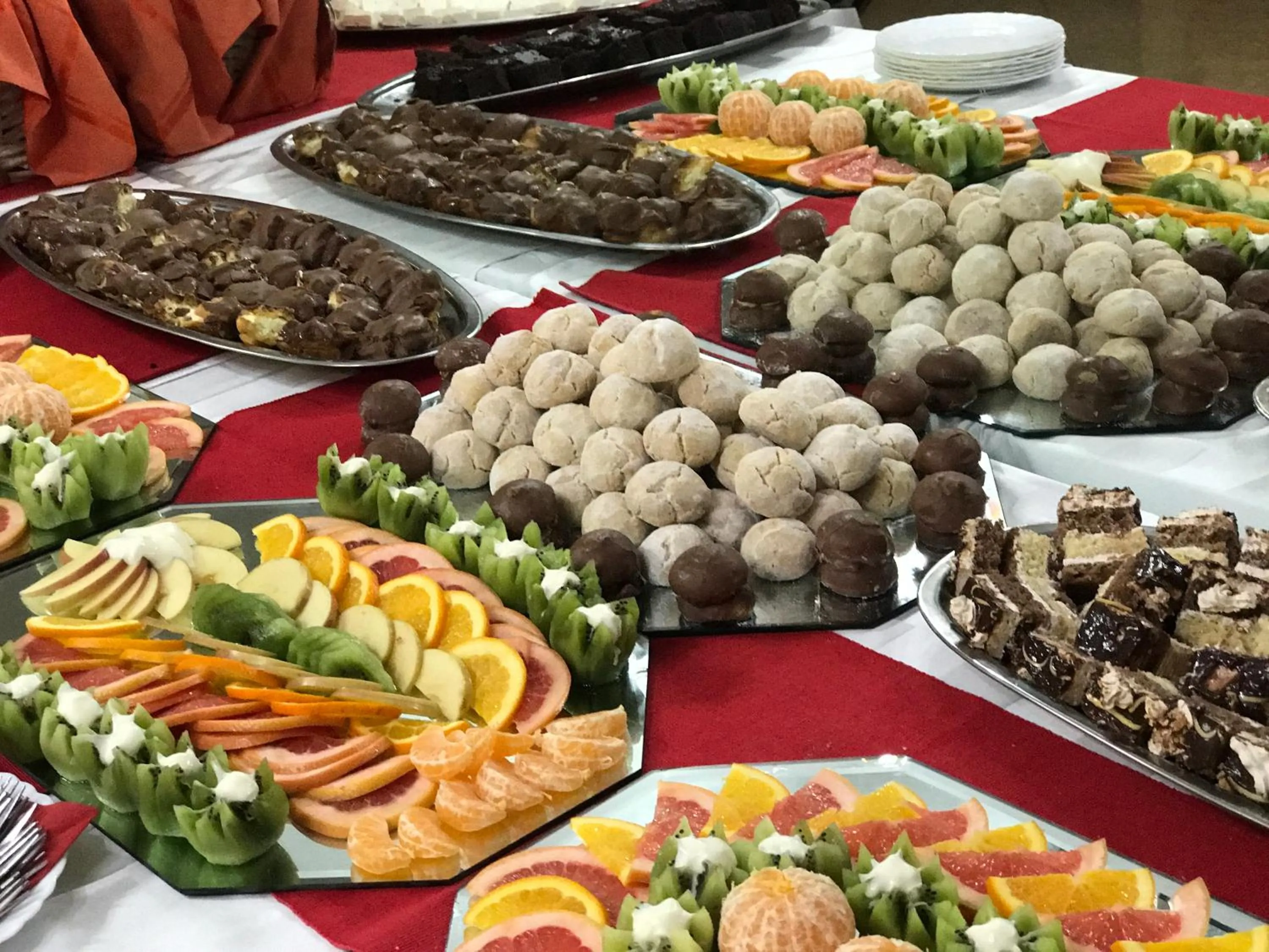 Buffet breakfast in Elegant Lux Hotel