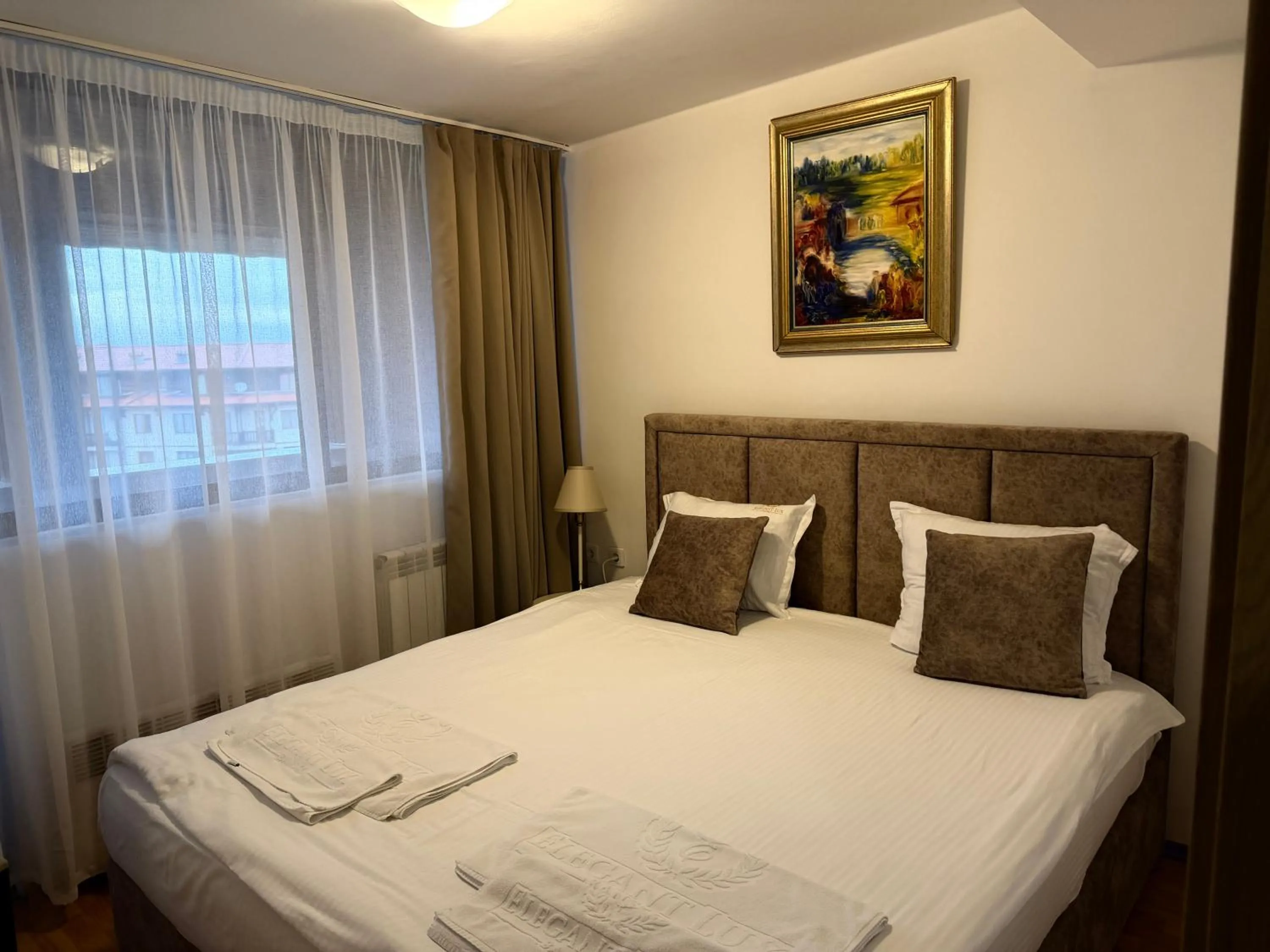 Bed in Elegant Lux Hotel