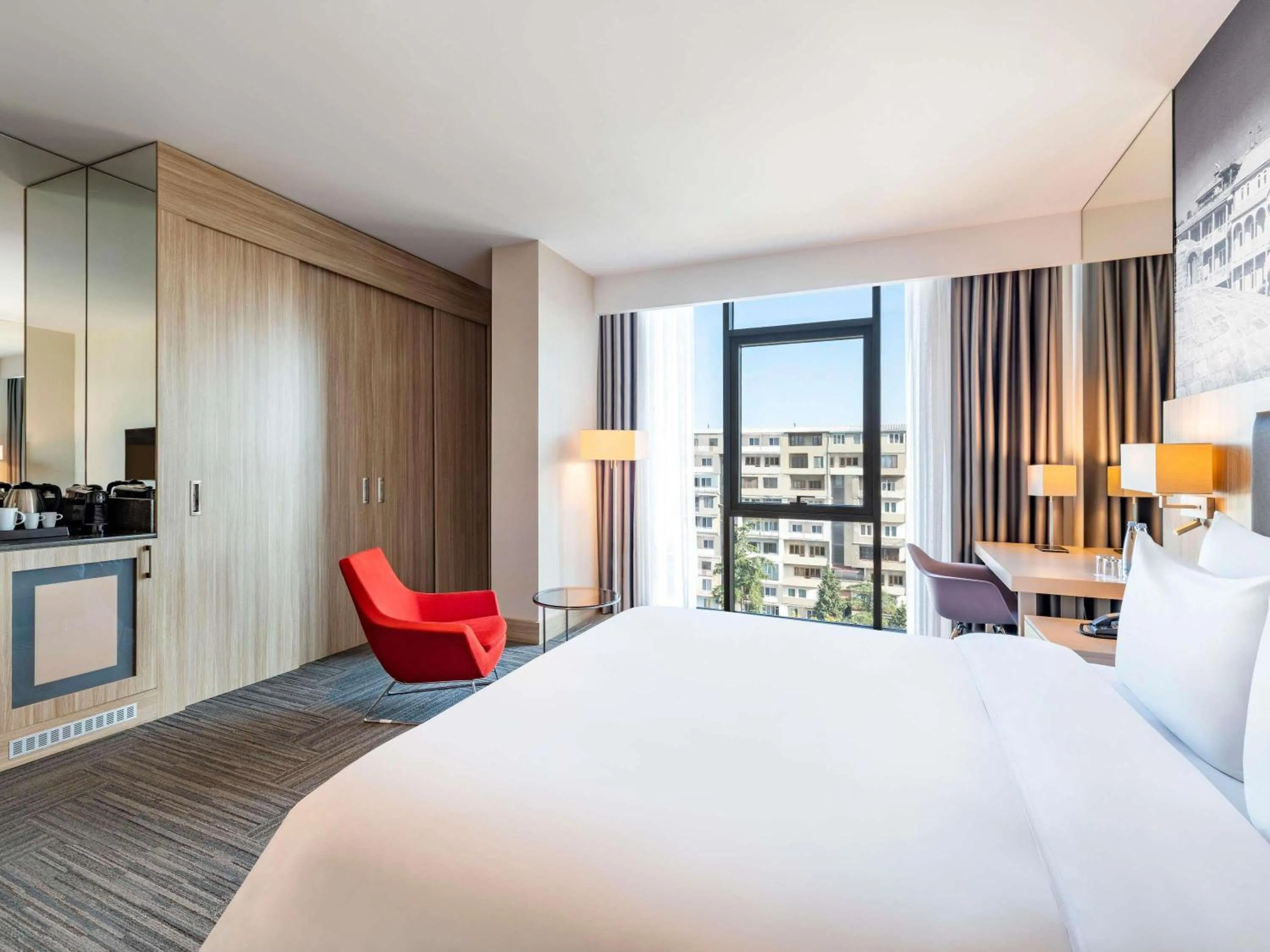 Bedroom in Tbilisi Saburtalo Hotel by Mercure