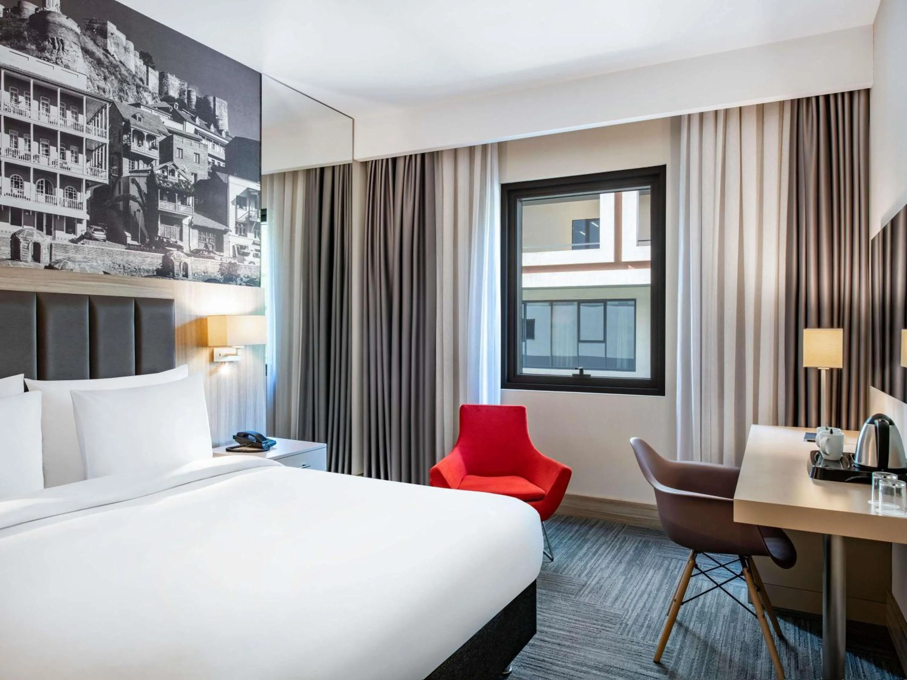 Bedroom in Tbilisi Saburtalo Hotel by Mercure