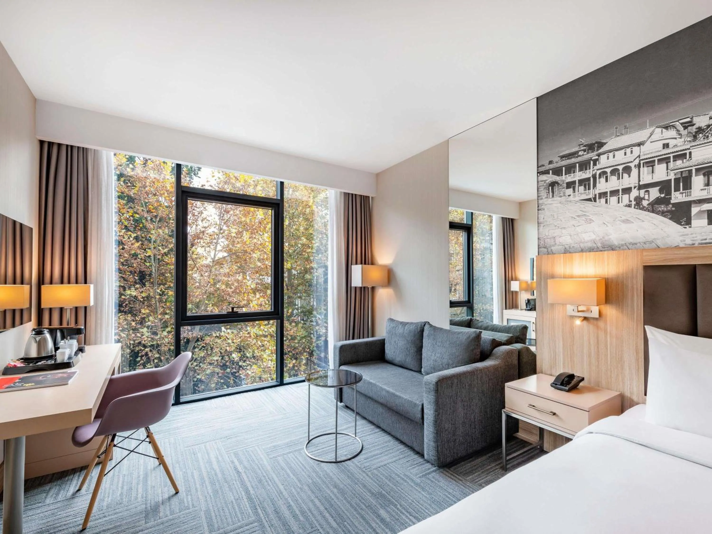 Bedroom in Tbilisi Saburtalo Hotel by Mercure