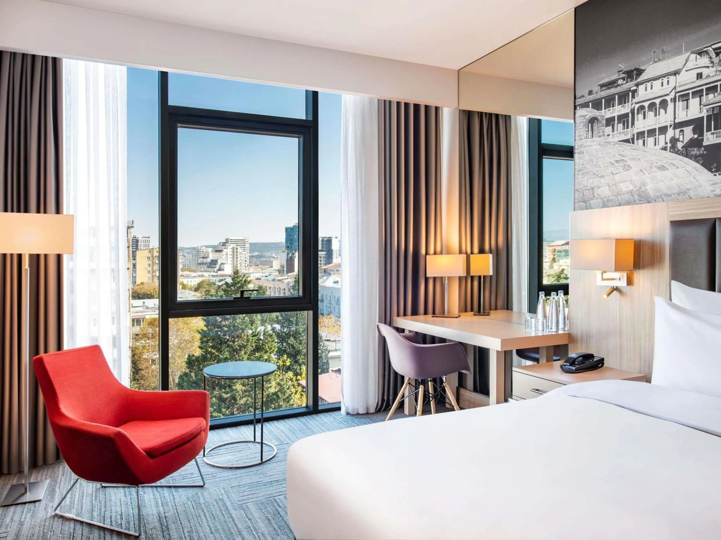 Bedroom in Tbilisi Saburtalo Hotel by Mercure