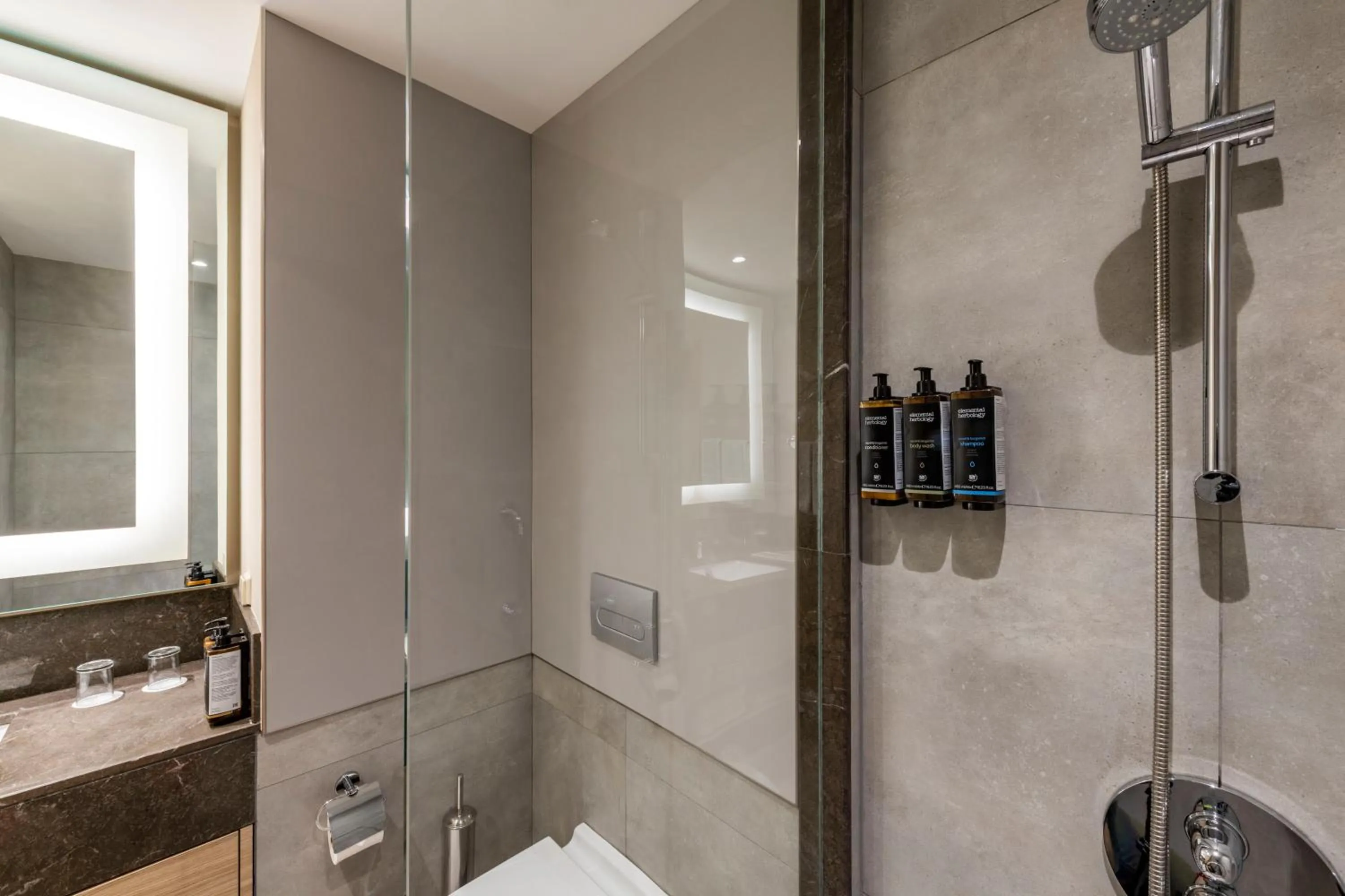 Shower, Bathroom in Ramada Encore Tbilisi