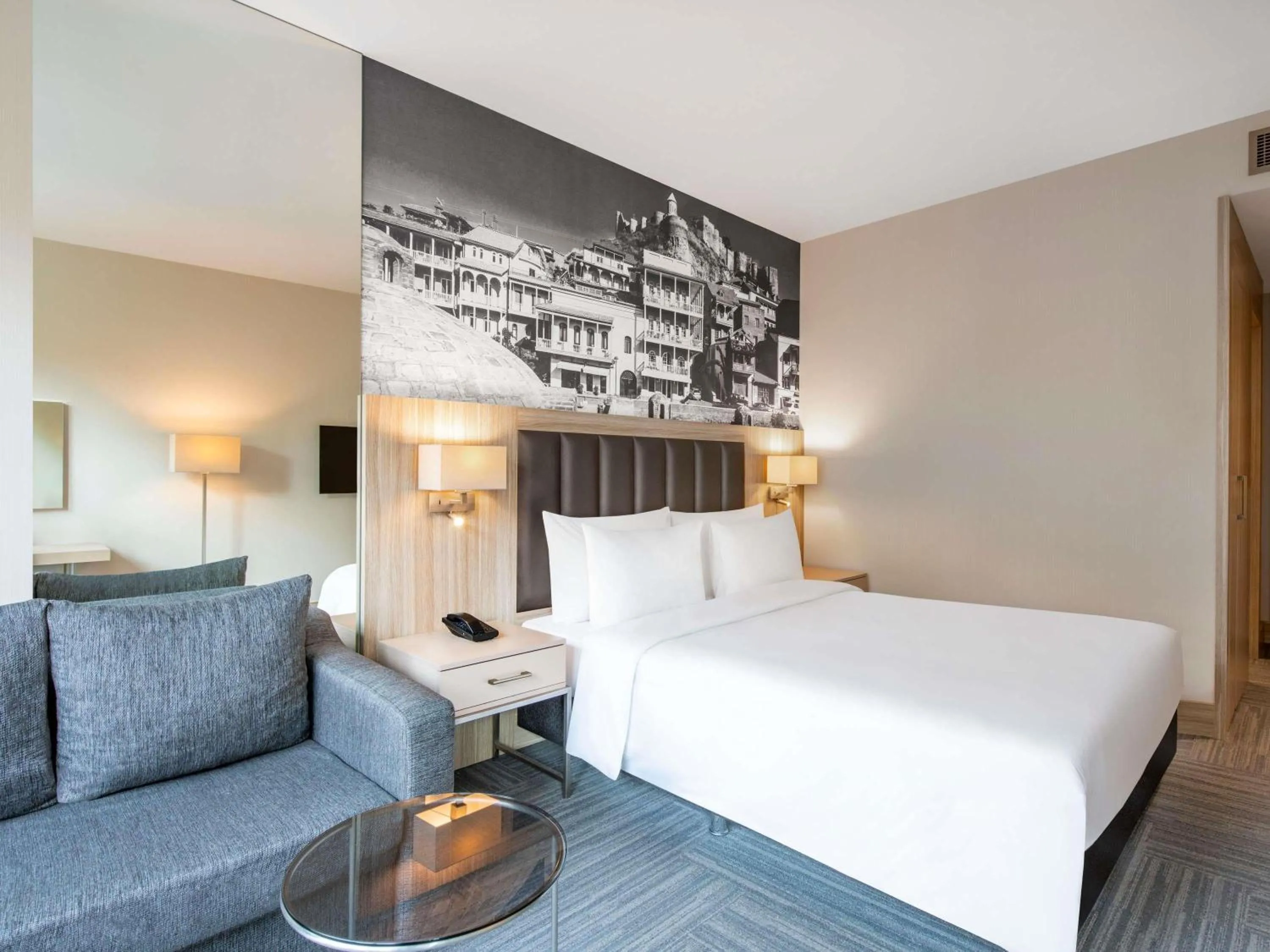 Bedroom in Tbilisi Saburtalo Hotel by Mercure