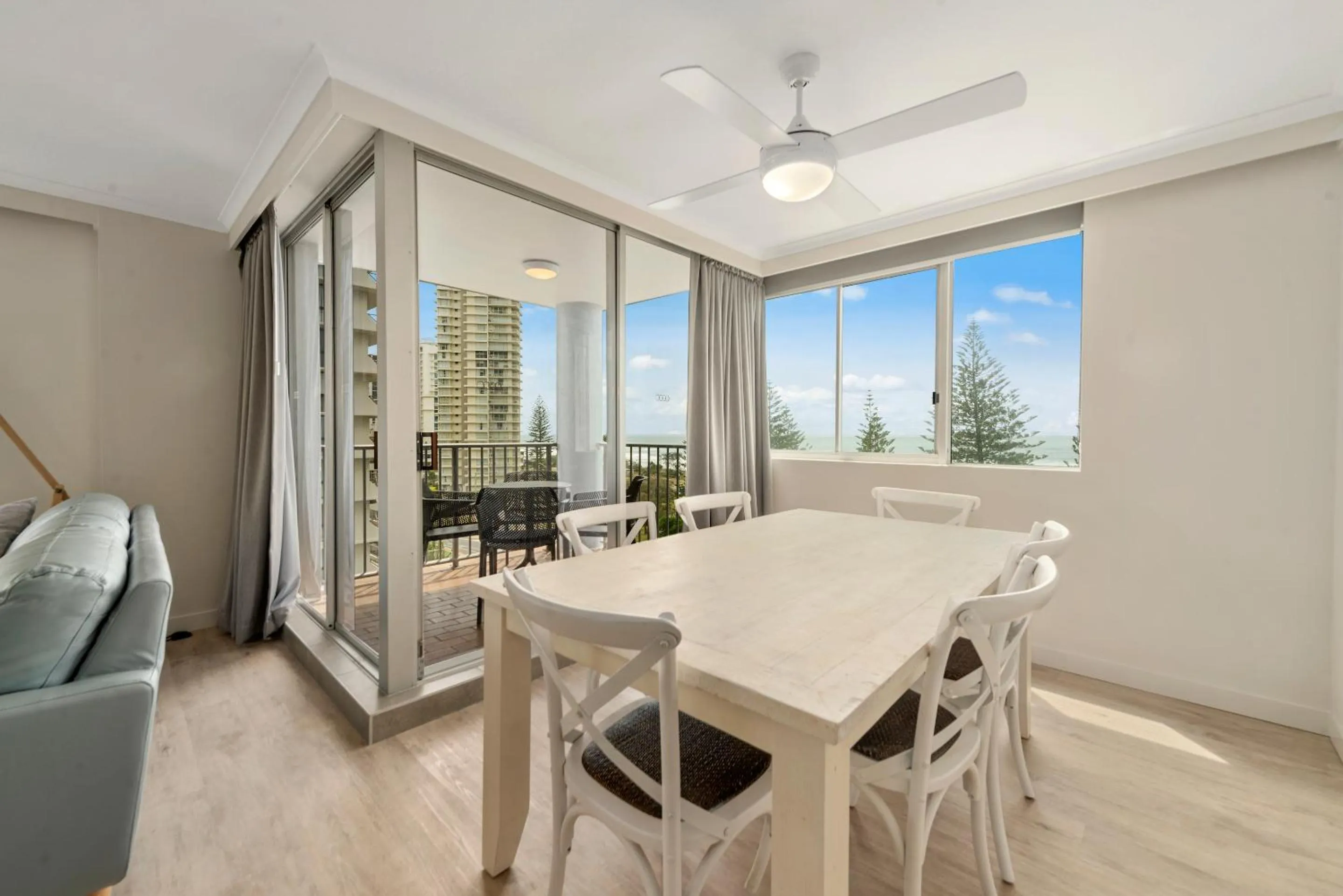 Dining area in Sandpiper Broadbeach