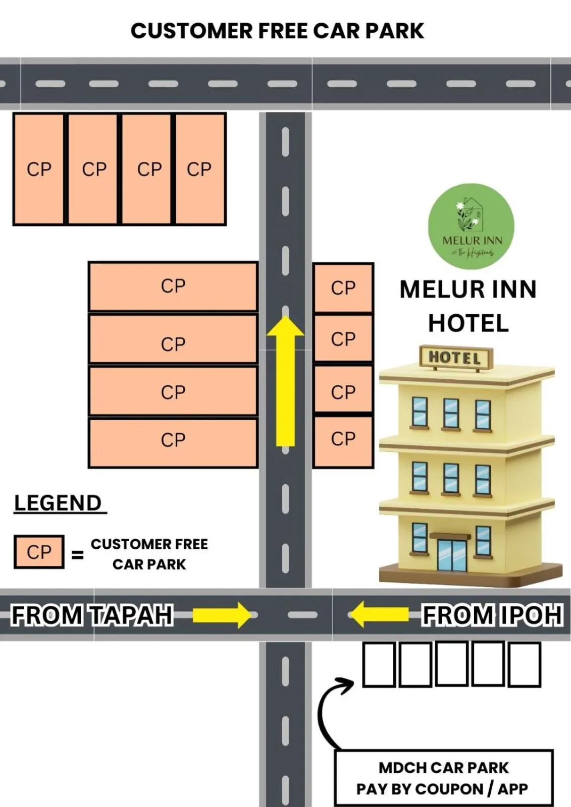 Parking in Melur Inn