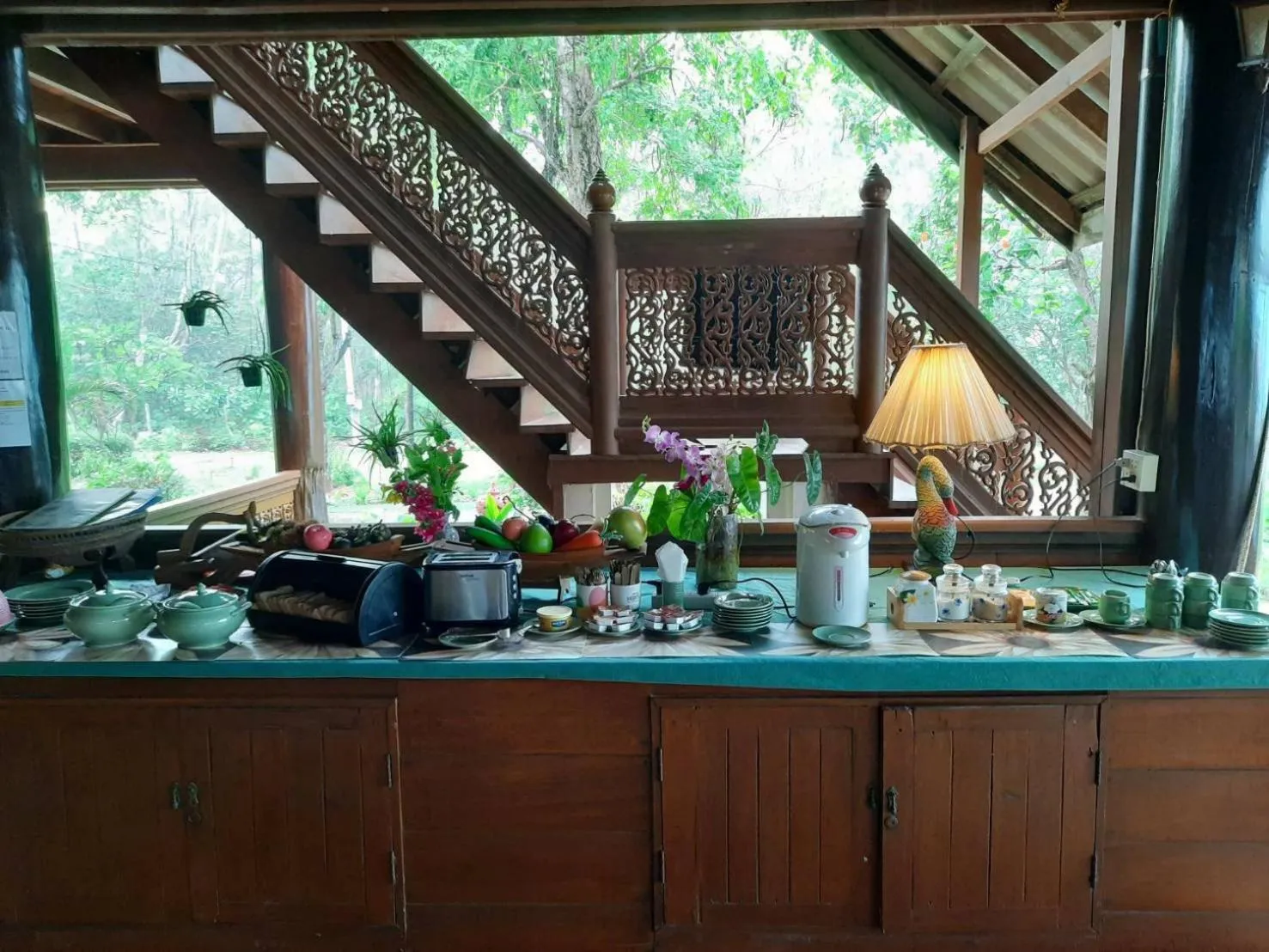 Garden view in Ruen Thai Rim Haad